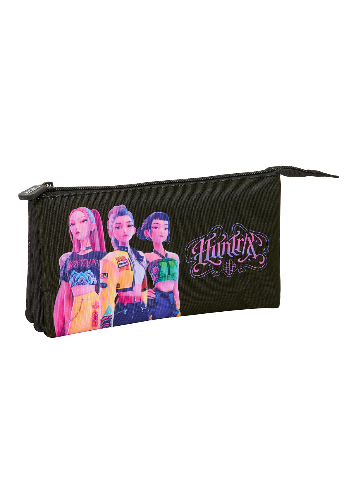 K-POP Demon Hunter Negra Triple Pencil Case
