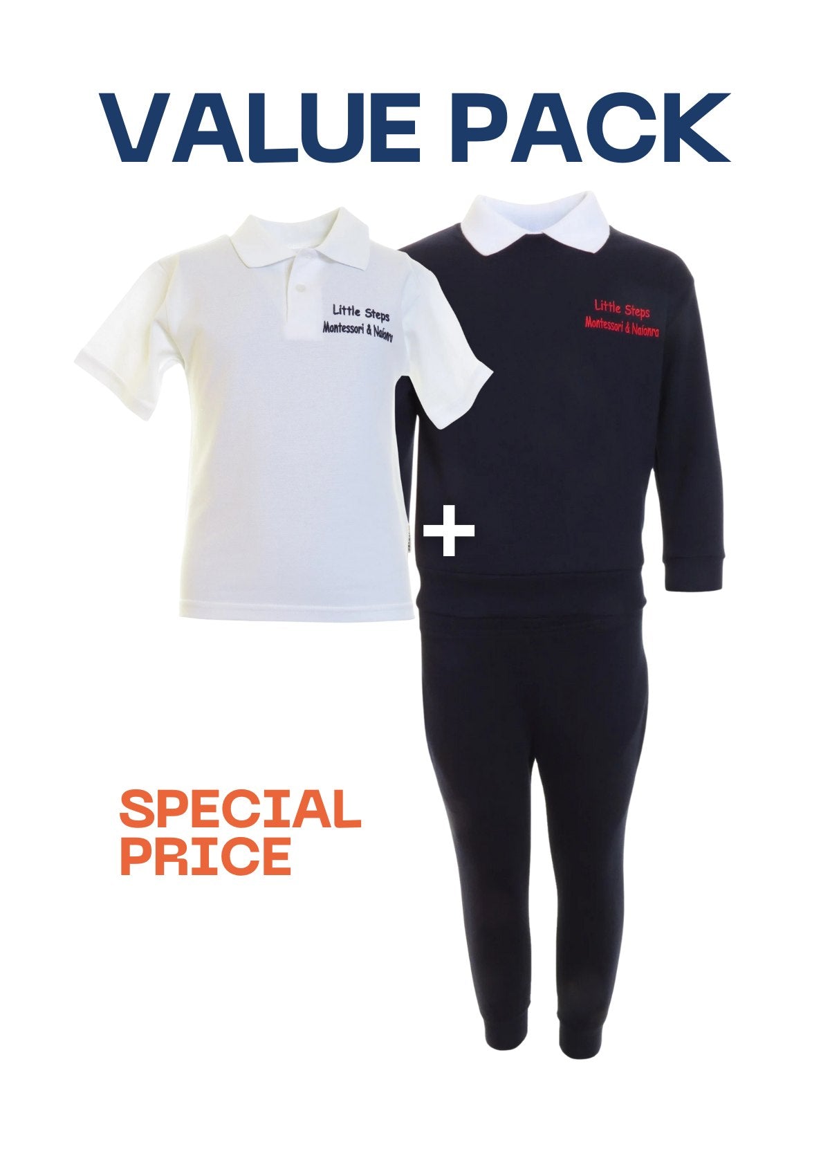 Little Steps Montessori and Naíonra Artane Navy Tracksuit Value Pack VX