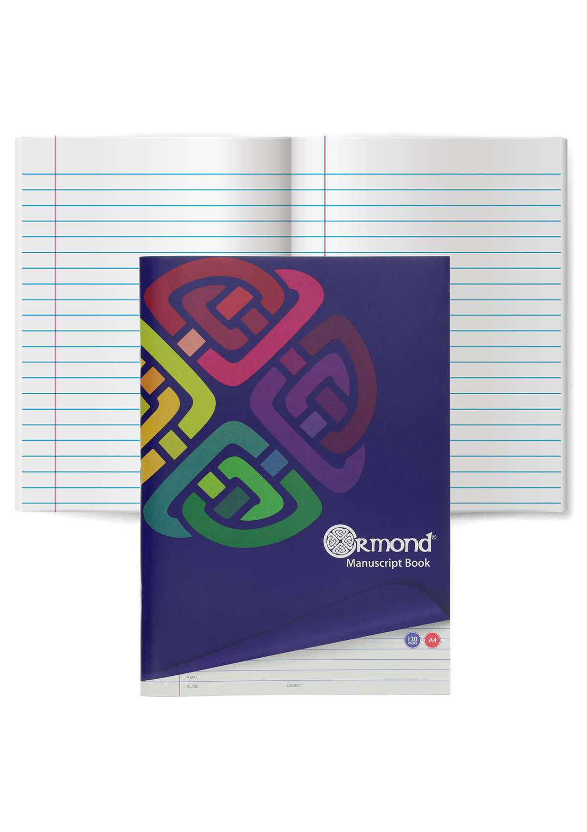 Ormond A4 120pg Soft Cover Manuscript Book