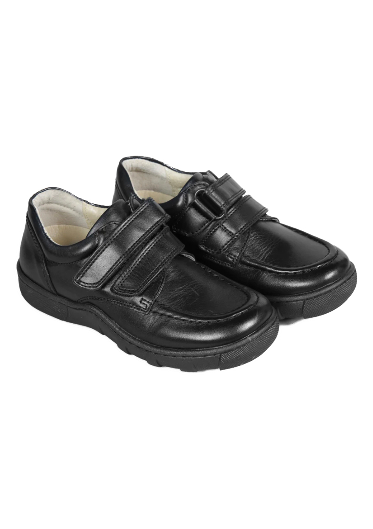 Petasil Boys School Shoes PIERRE Black