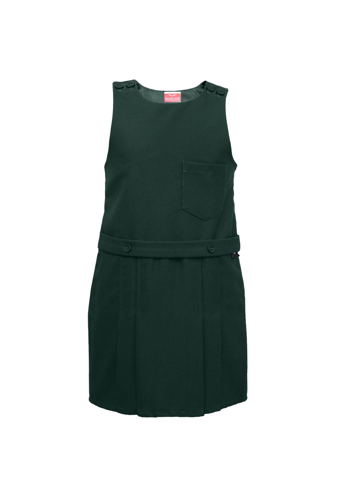hunter green uniform dress Scuba Midi Dress
