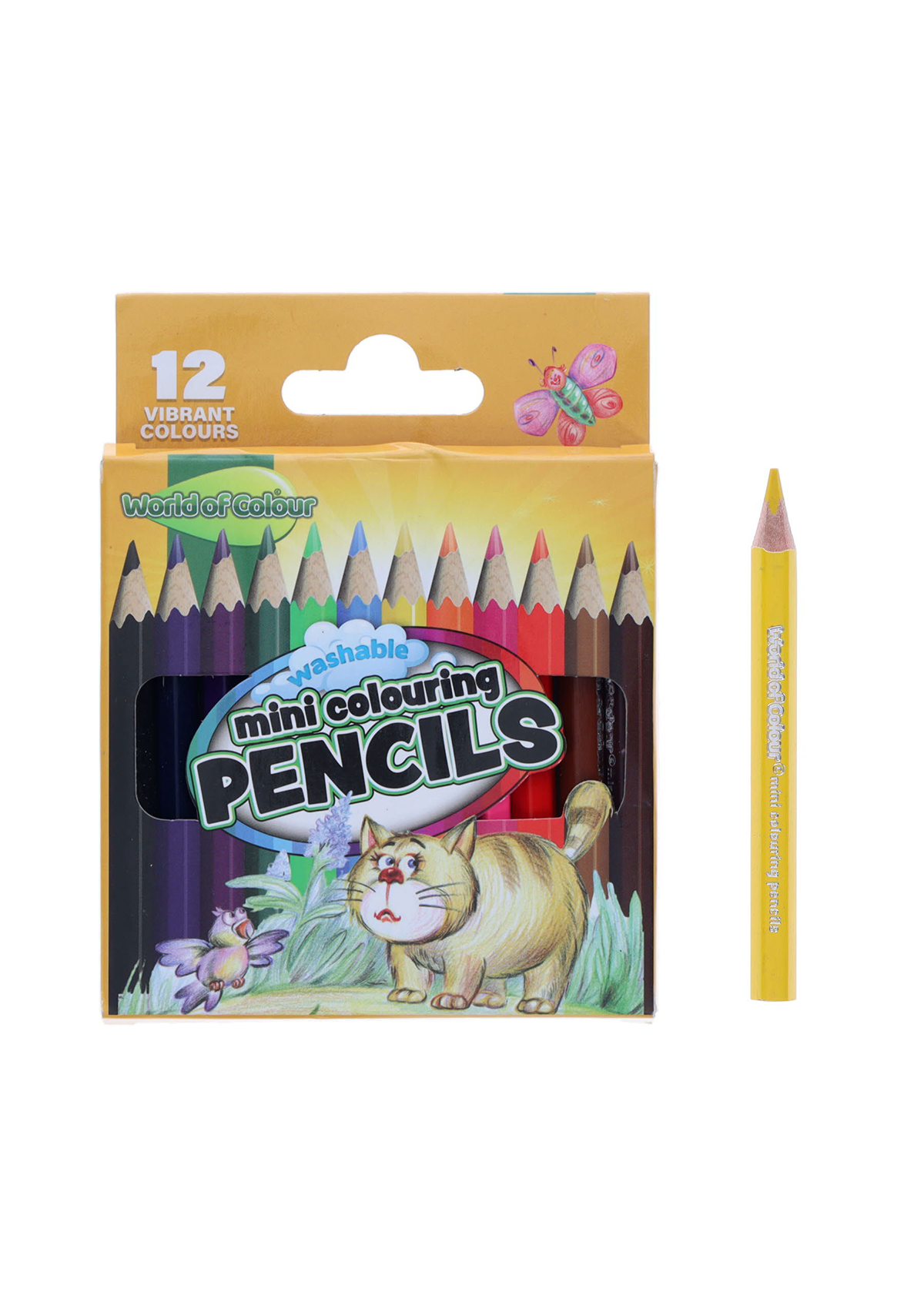 Pkt.12 Half Size Colouring Pencils