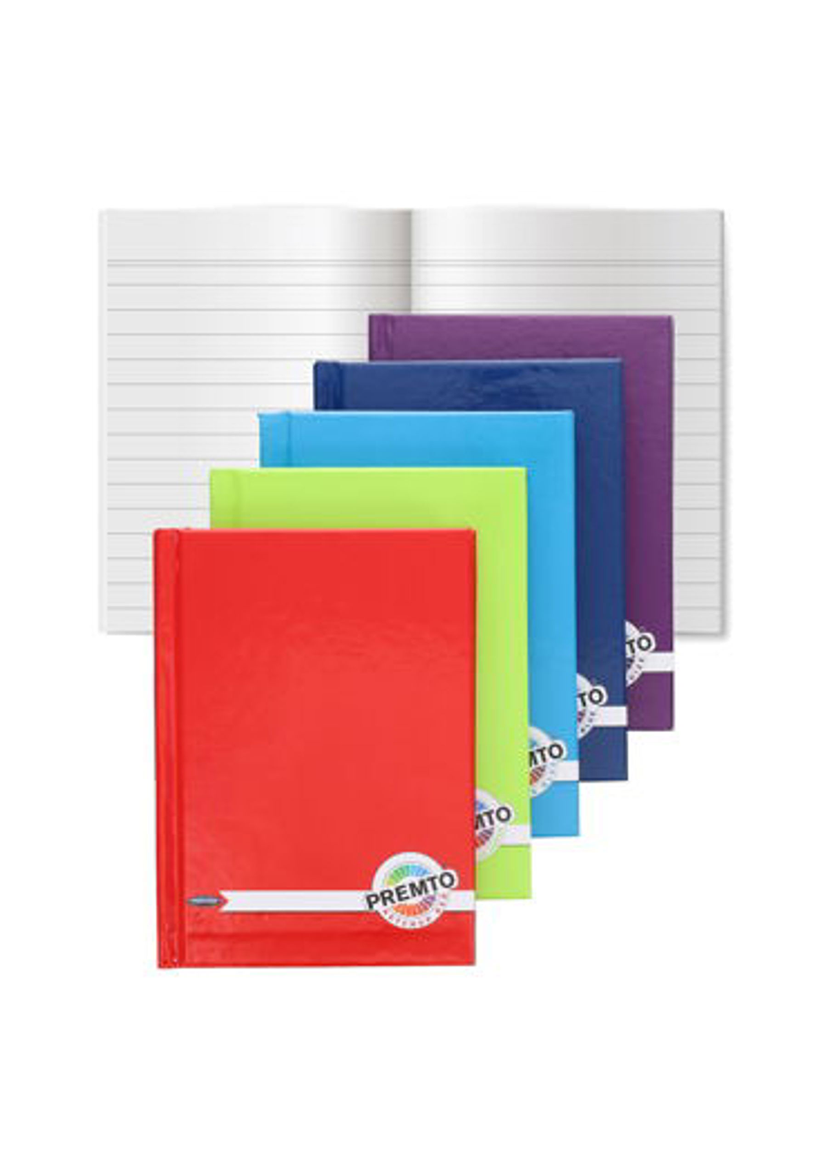 A6 160pg Hardback Notebooks - Asst