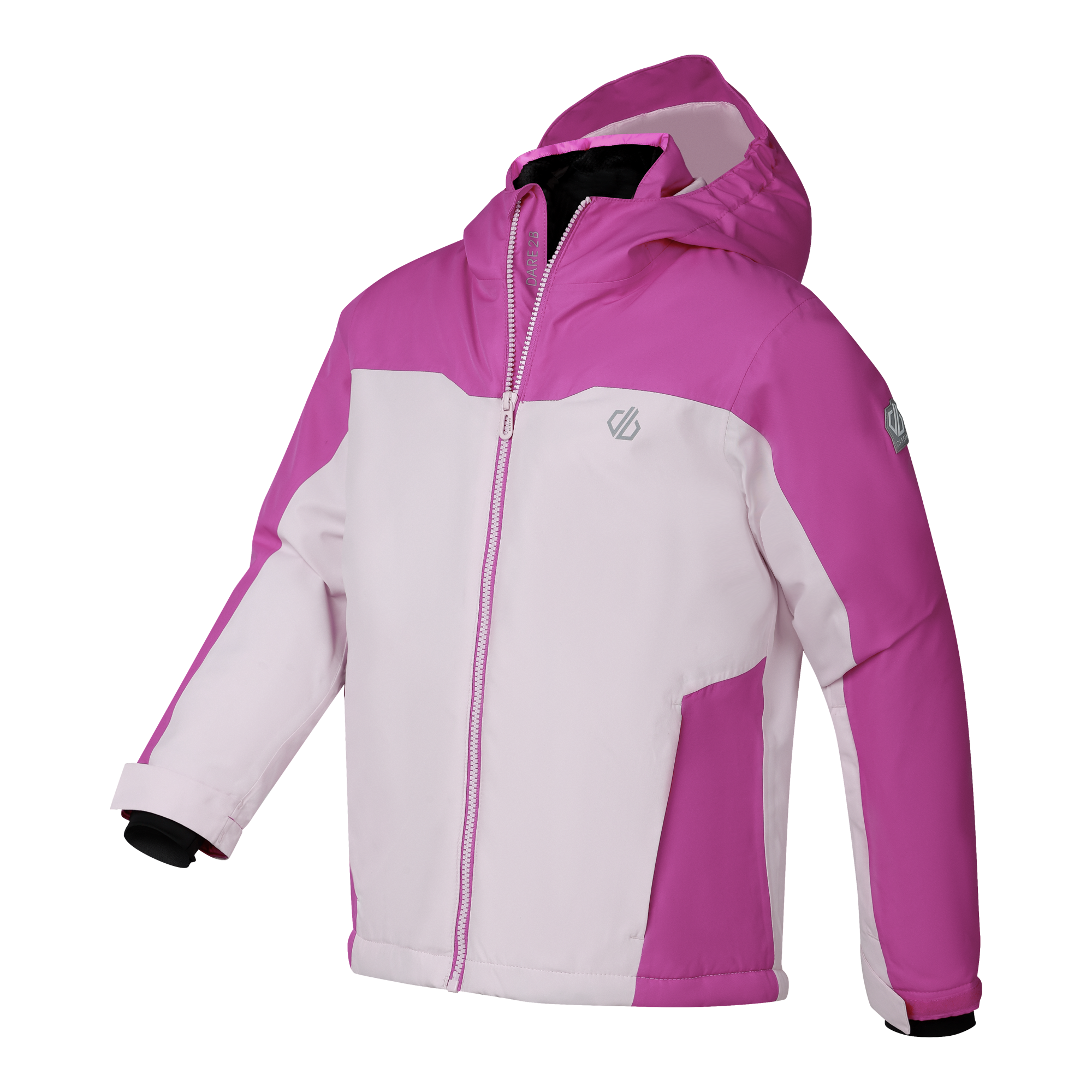 Kids' Piste Ski Jacket - Extreme Pink/ Pink Haze