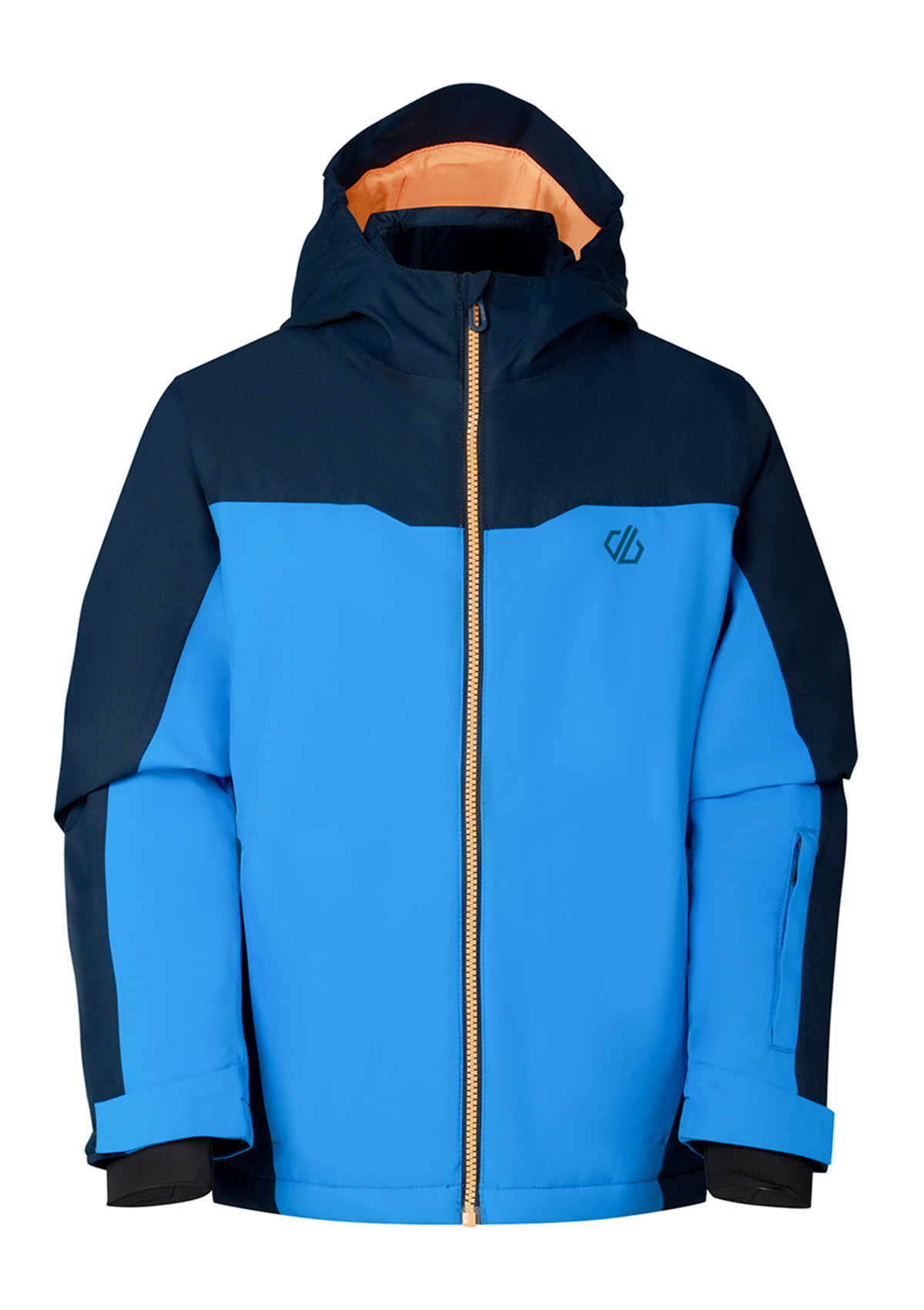 Kids' Piste Ski Jacket - Navy/ Athletic Blue