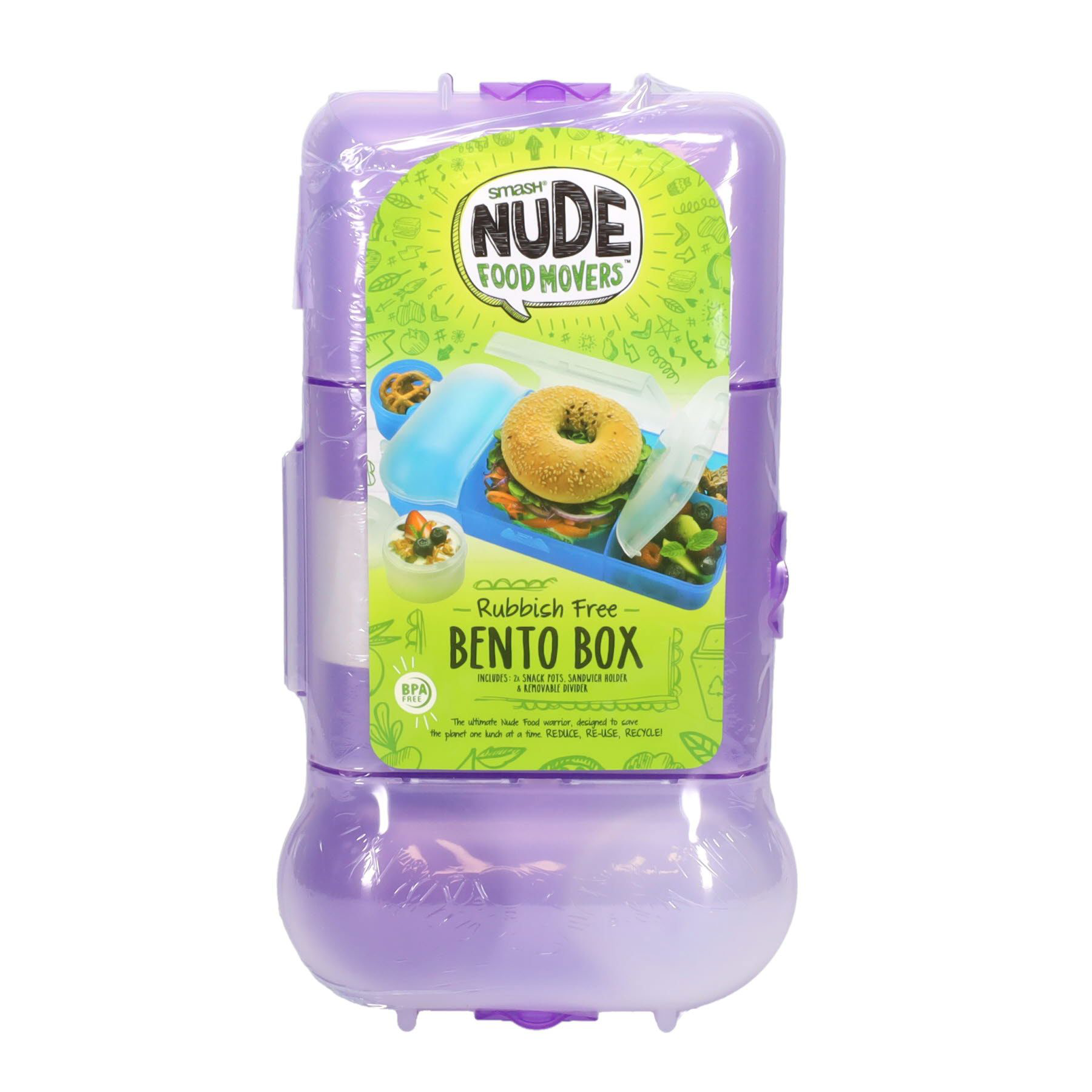 Nfm Rubbish Free Lunchbox 4 Asst Cdu