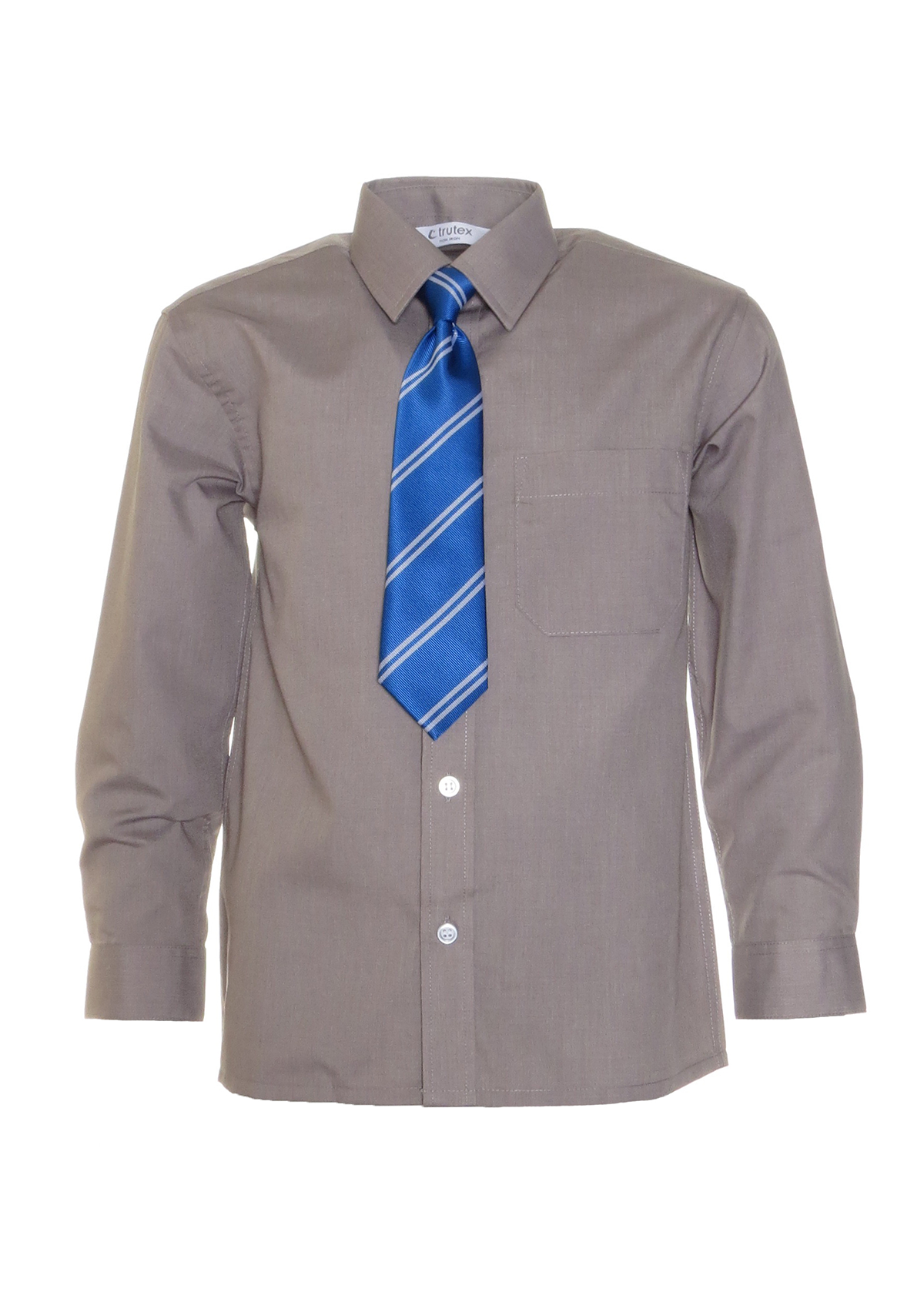 Royal/ Silver Stripe Tie