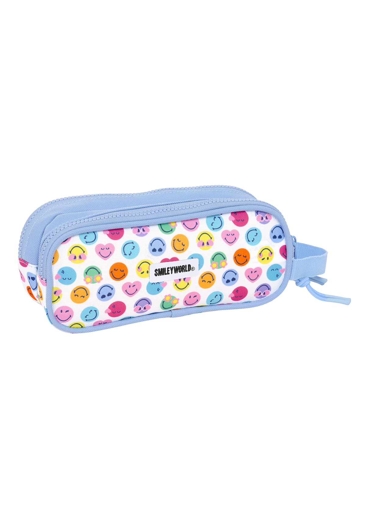 Smiley World Joyful Double Pencil Case