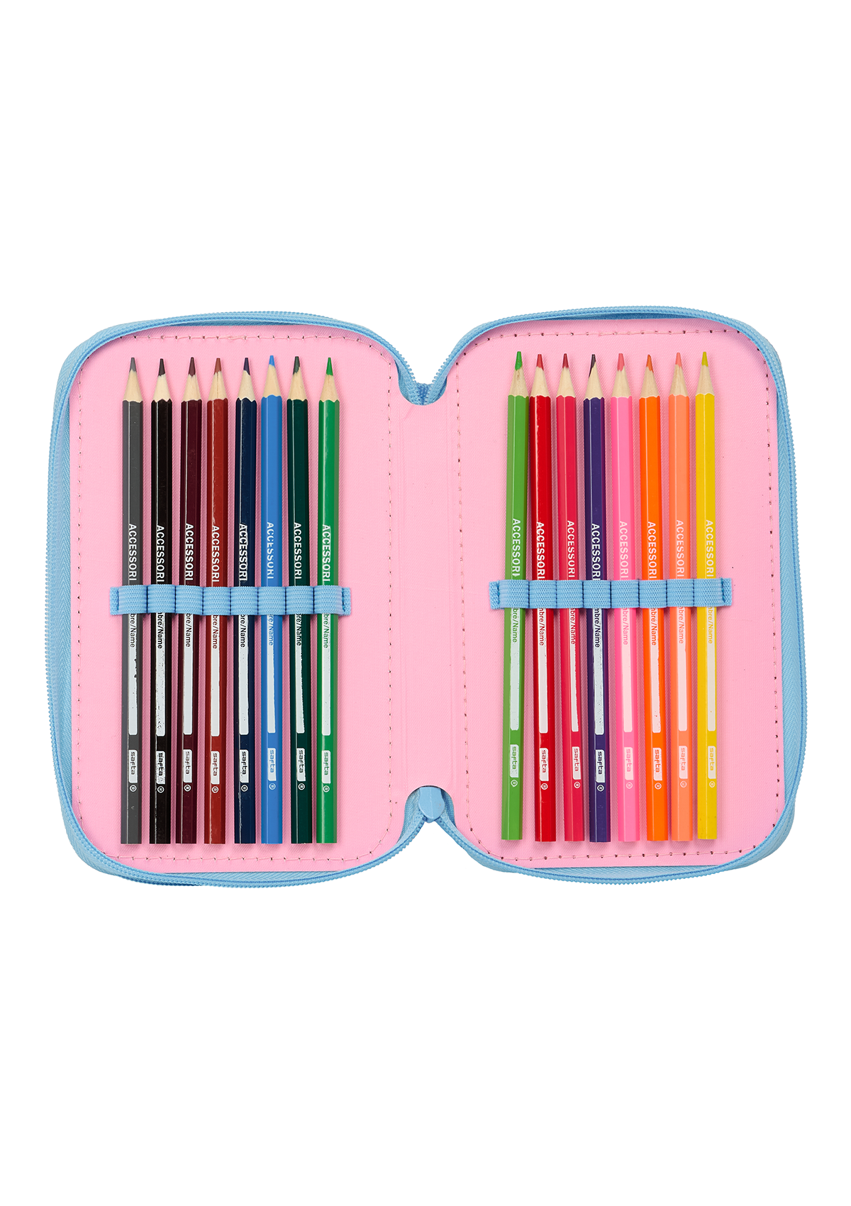 Disney Stitch Bright Small Triple 37pc Filled Pencil Case