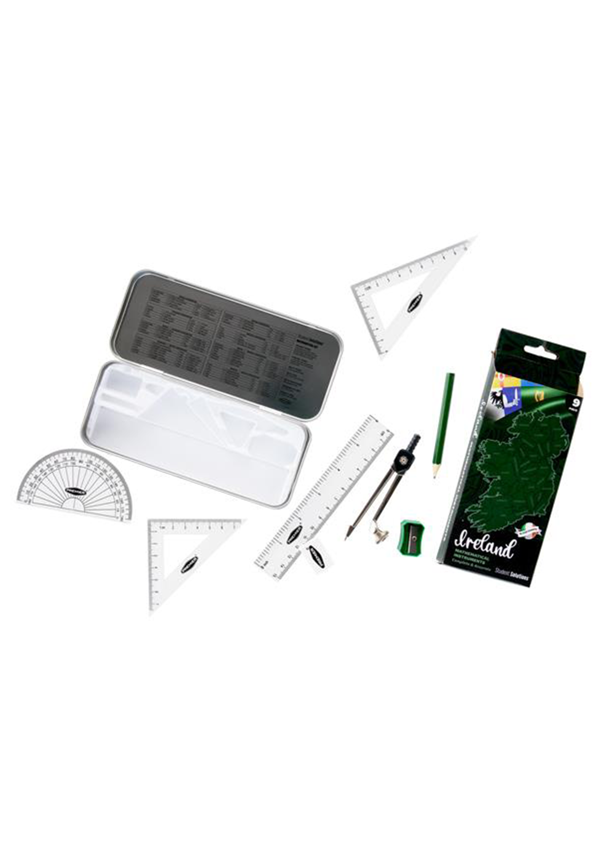 9pce Mathematical Instruments - Ireland
