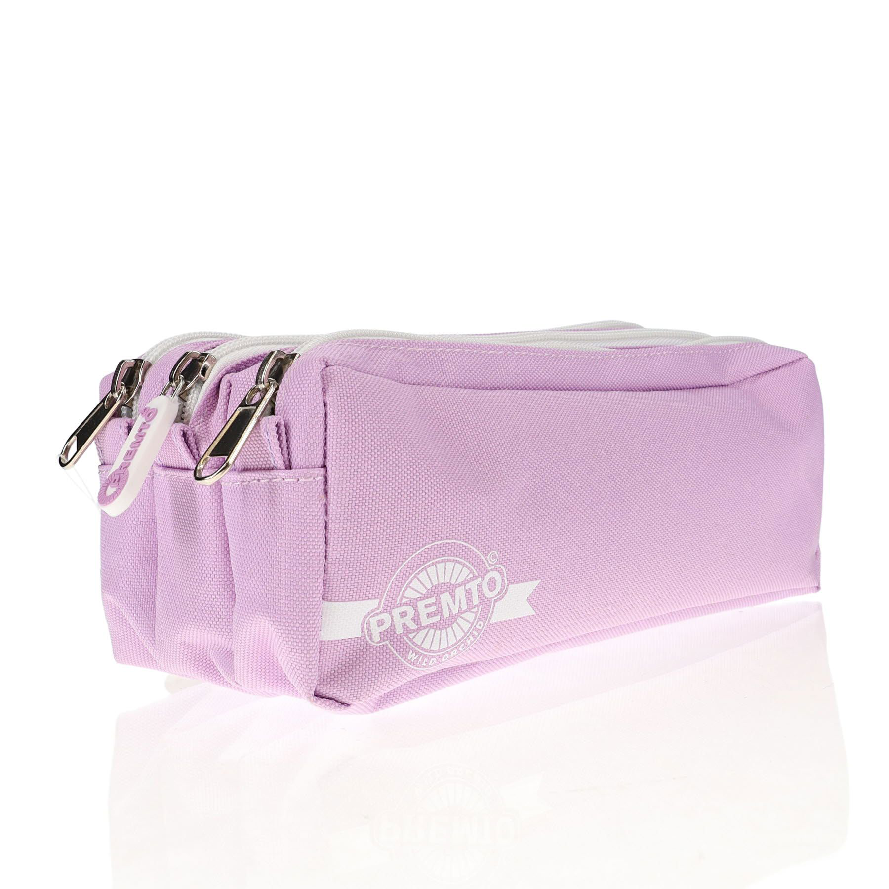Three section best sale pencil case