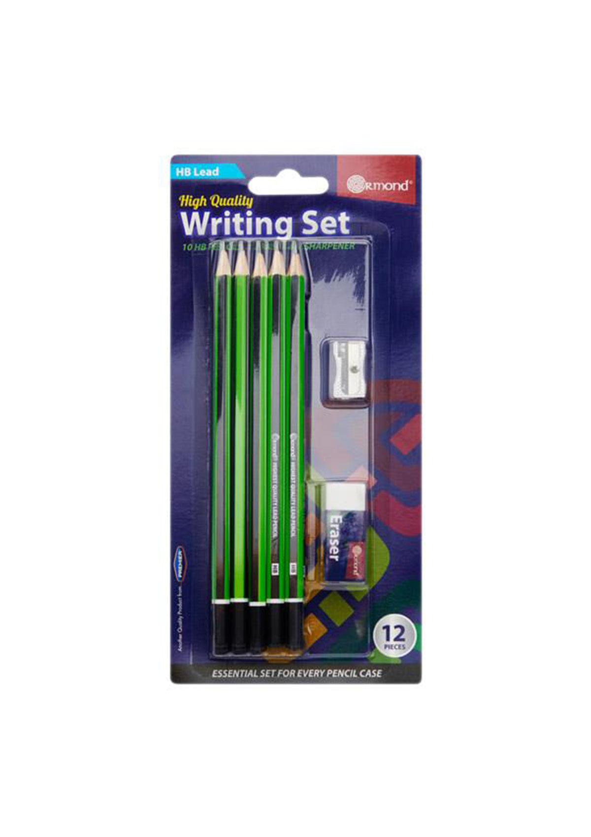 12Pce Carded Writing Stationery Set