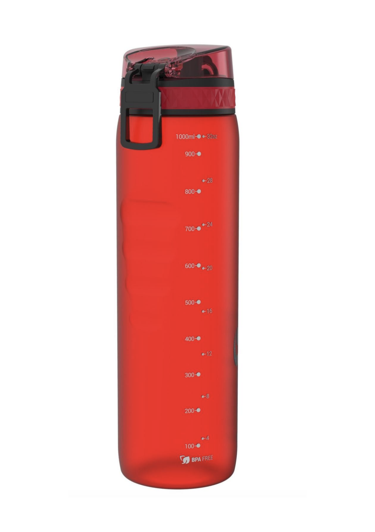 ION8 Quench Red Water Bottle Leak Proof 1000ml (34oz) BPA Free