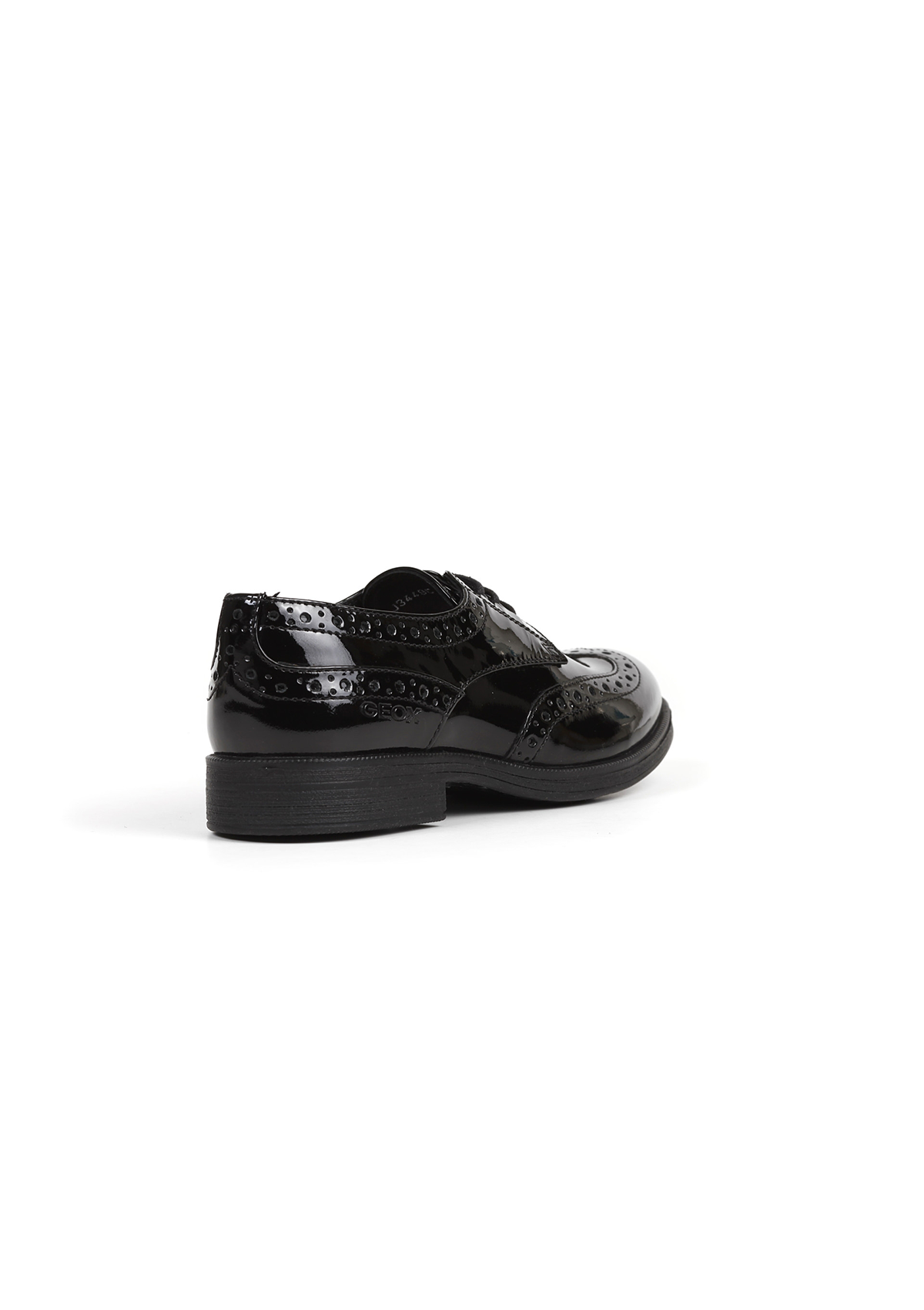 Geox Girls School Shoe AGATA Black Patent