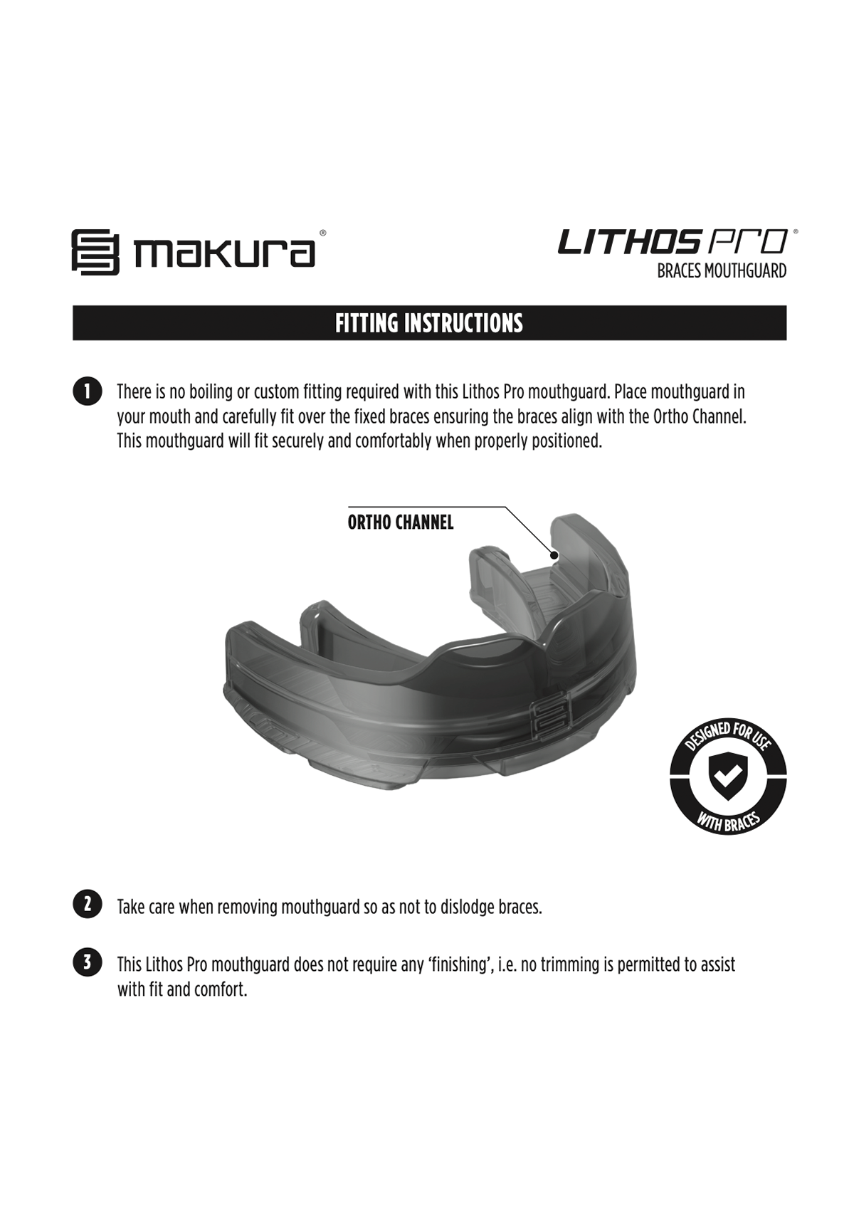 Lithos Pro Mouthguards For Braces-Ice Blue