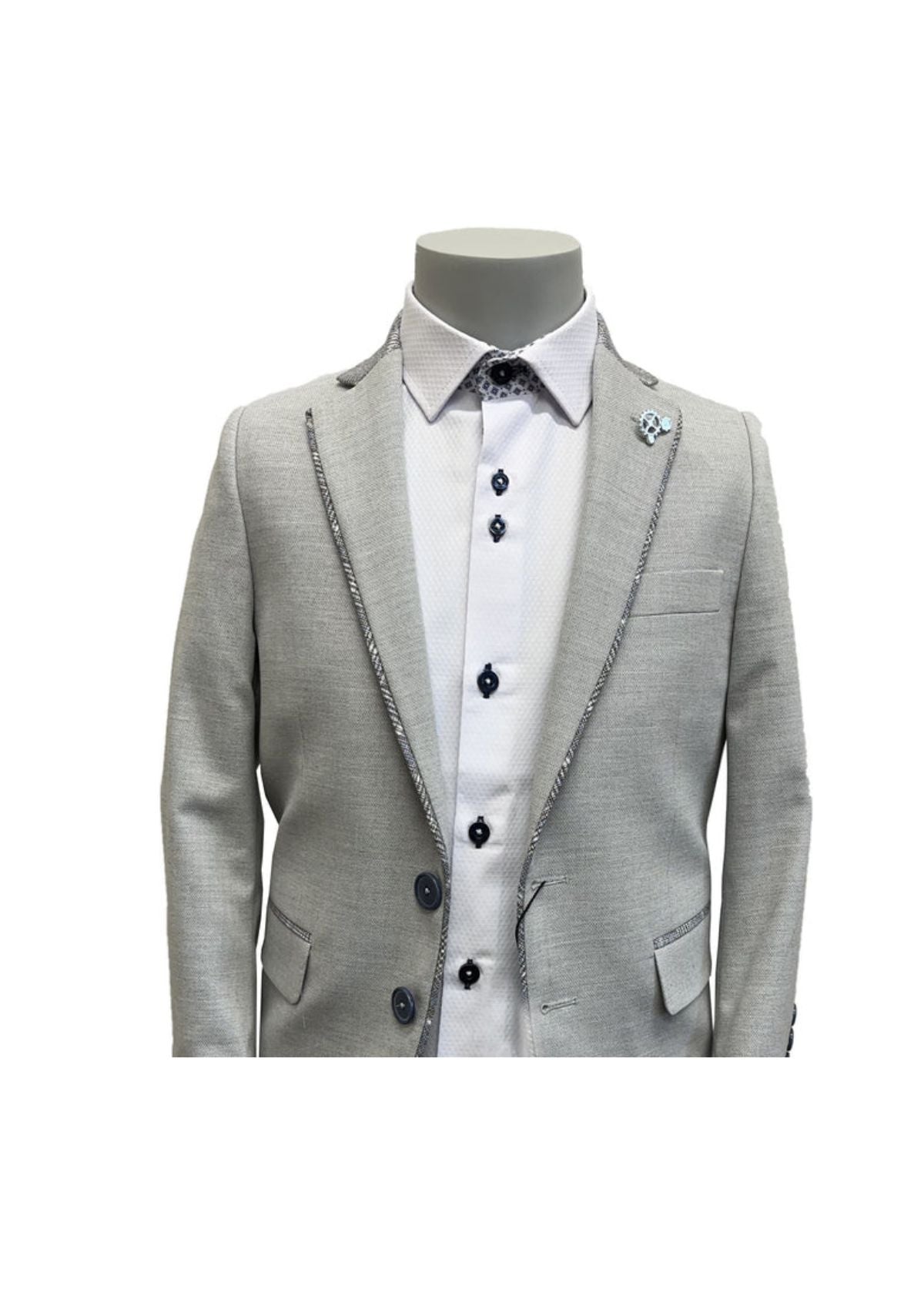 1880 Club Communion Jacket Grey Trim