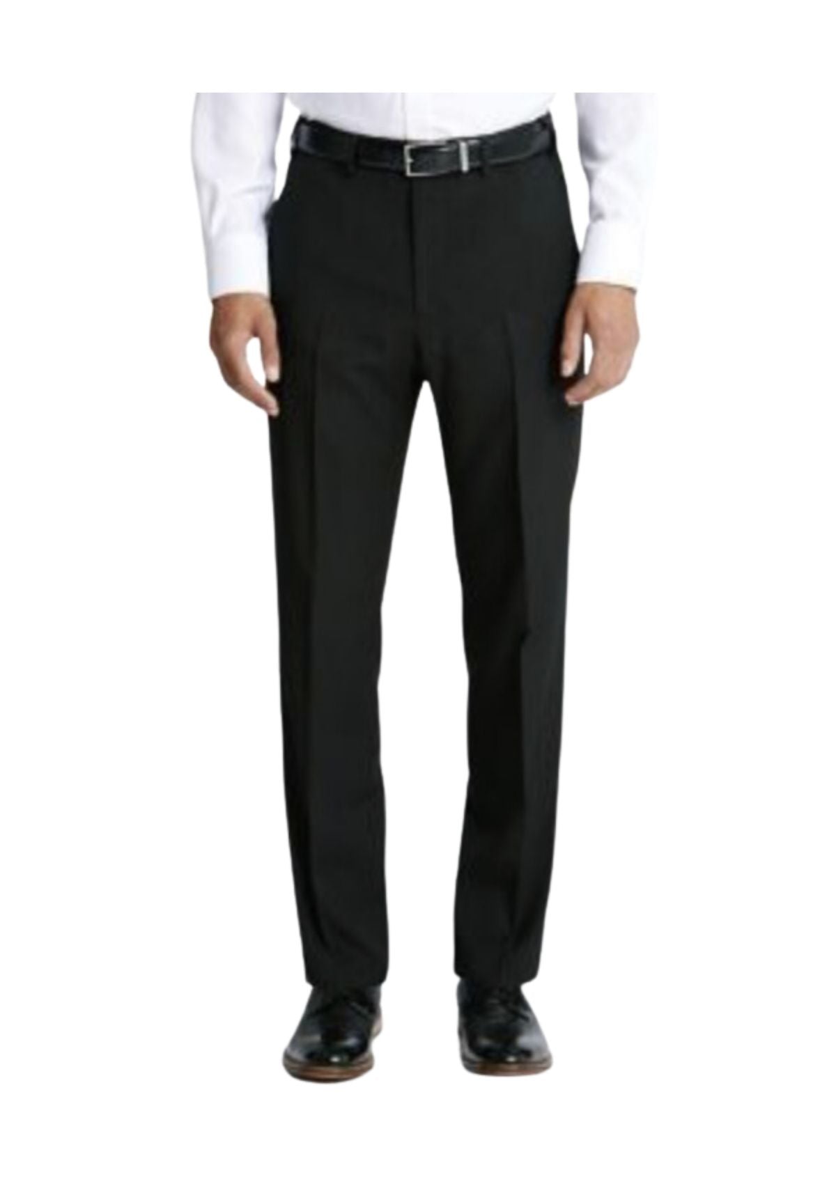1880 Club Youths & Gents Super-Slim Black Trouser Front