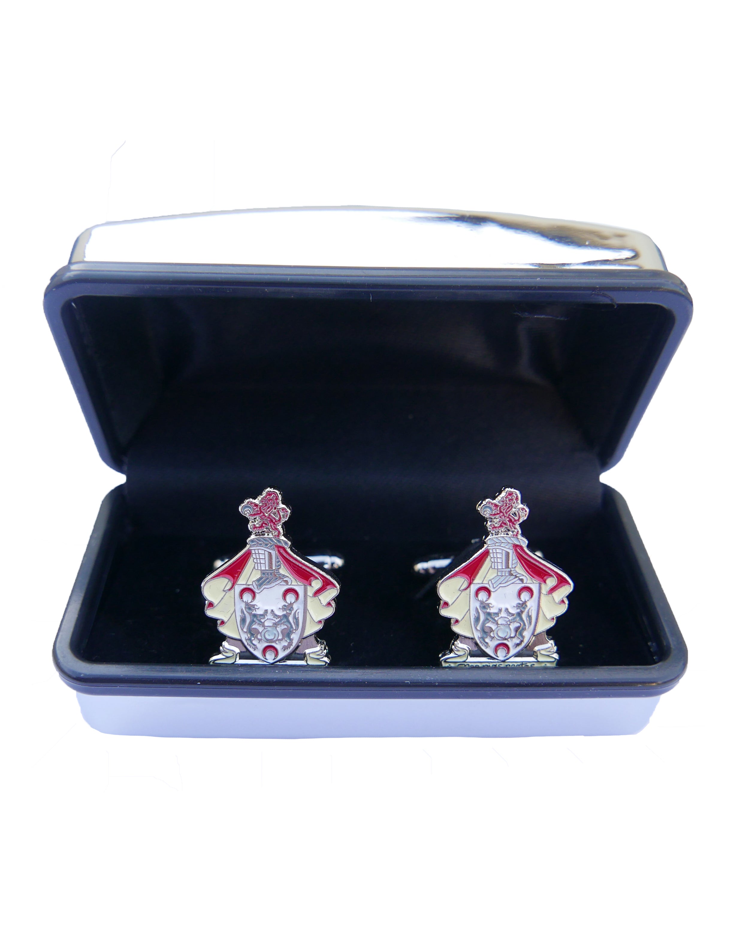 Belvedere College Cuff Links in a box