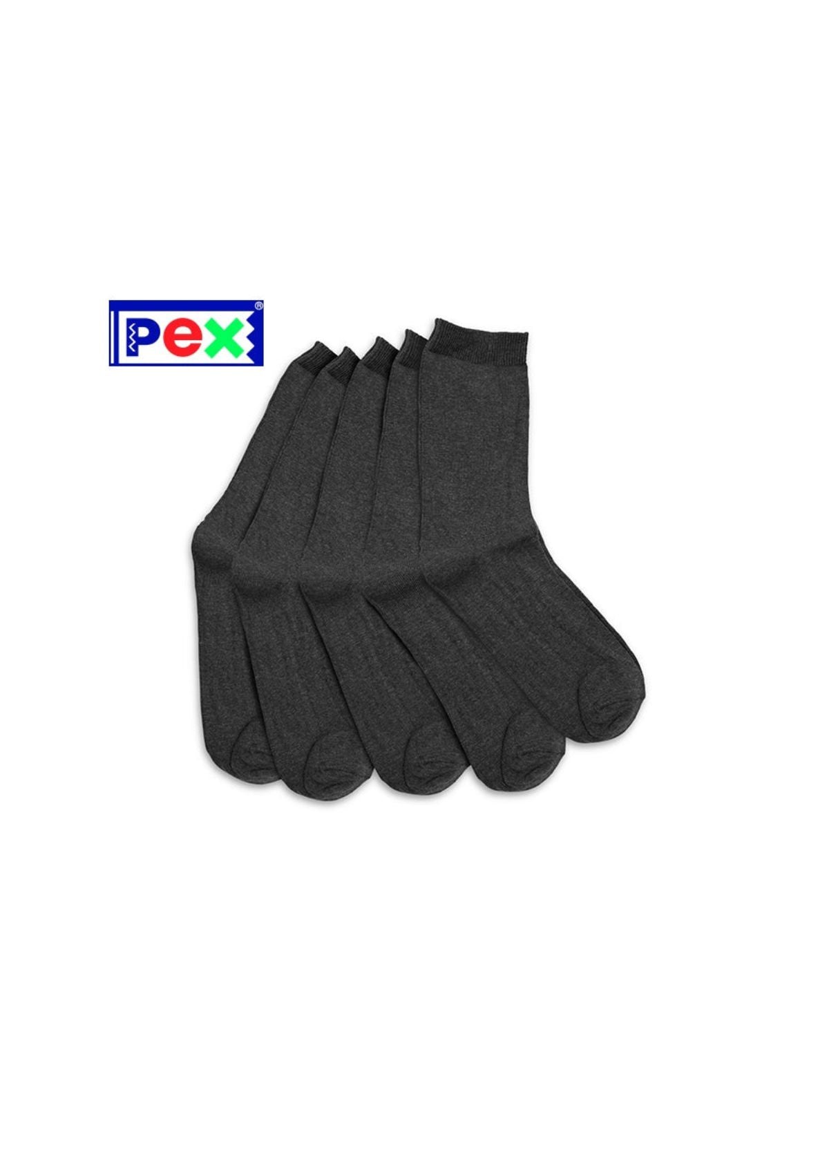 Boys/Youths Grey Ankle Sock (5 Pack)