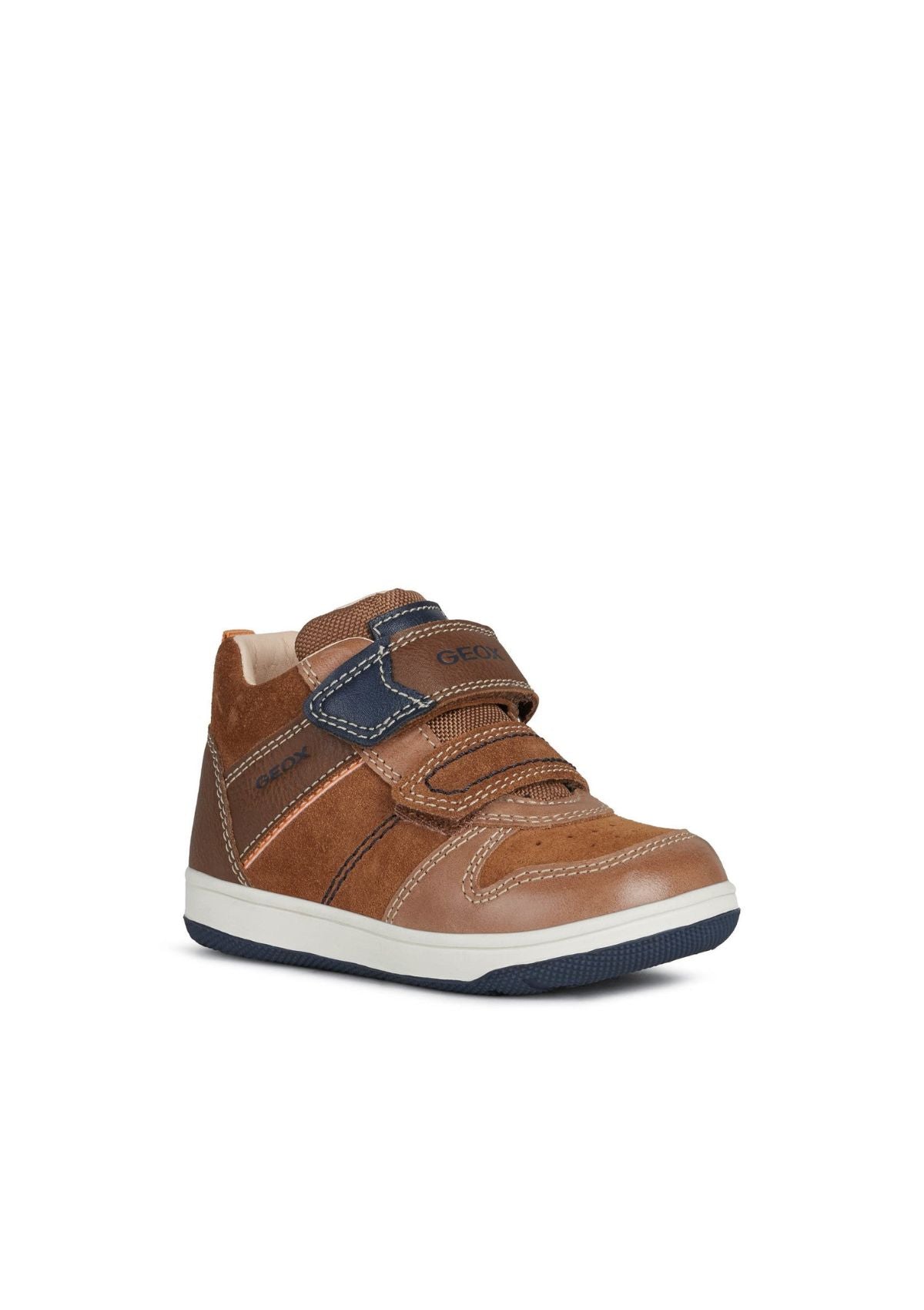 Geox Baby Boy FLICK Brown Navy front