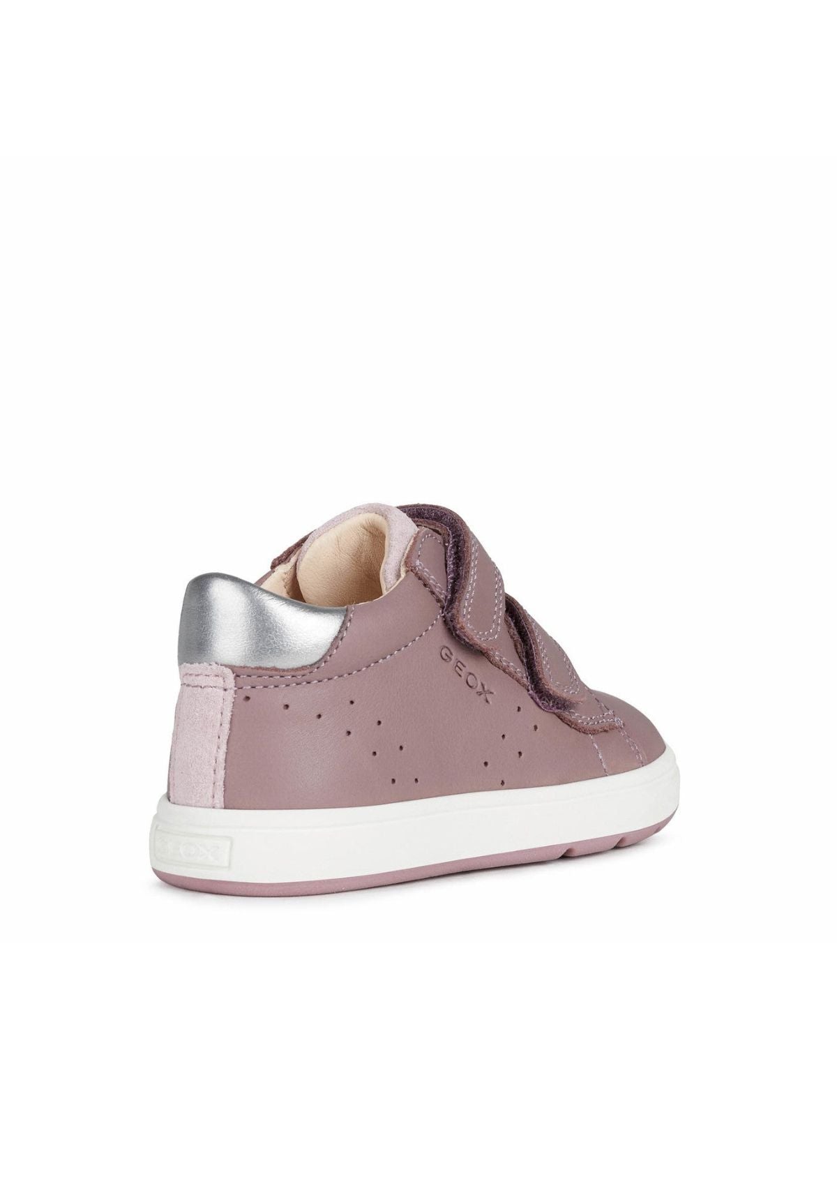 Geox Baby Girl B BIGLIA Rose Smoke Dark Silver Side back