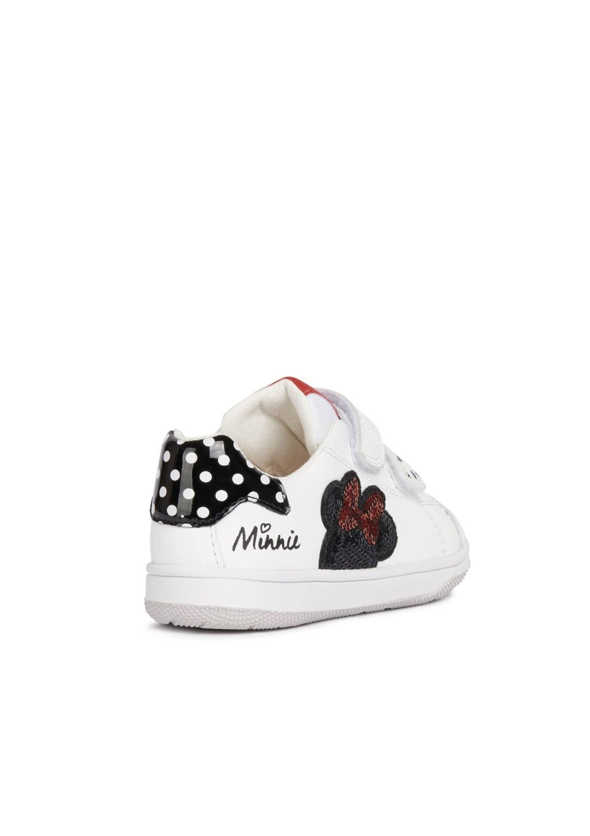 Geox Baby Girls NEW FLICK Trainer White Black Side BAck