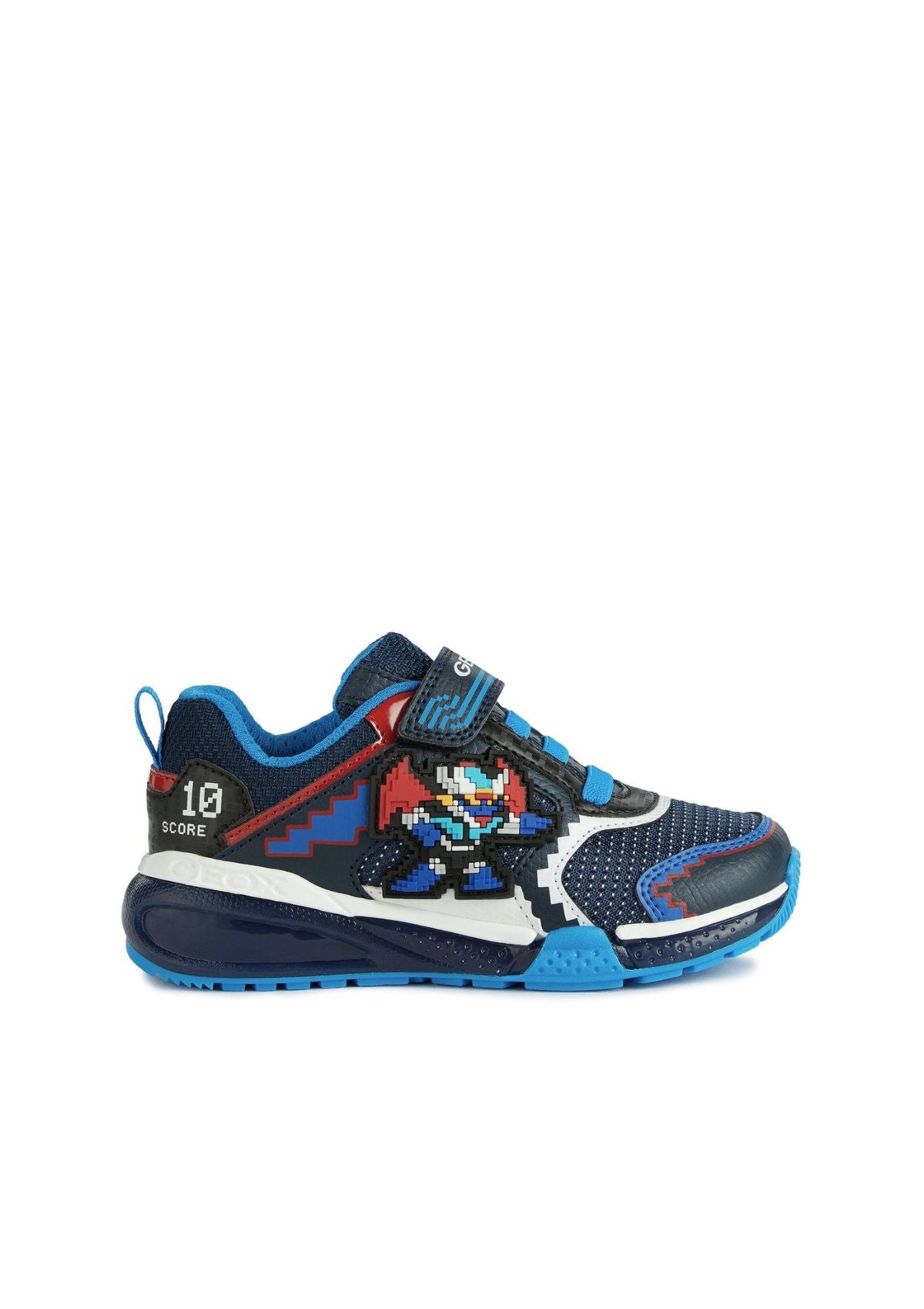 Geox Boys BAYONYC Navy Lt Blue Side