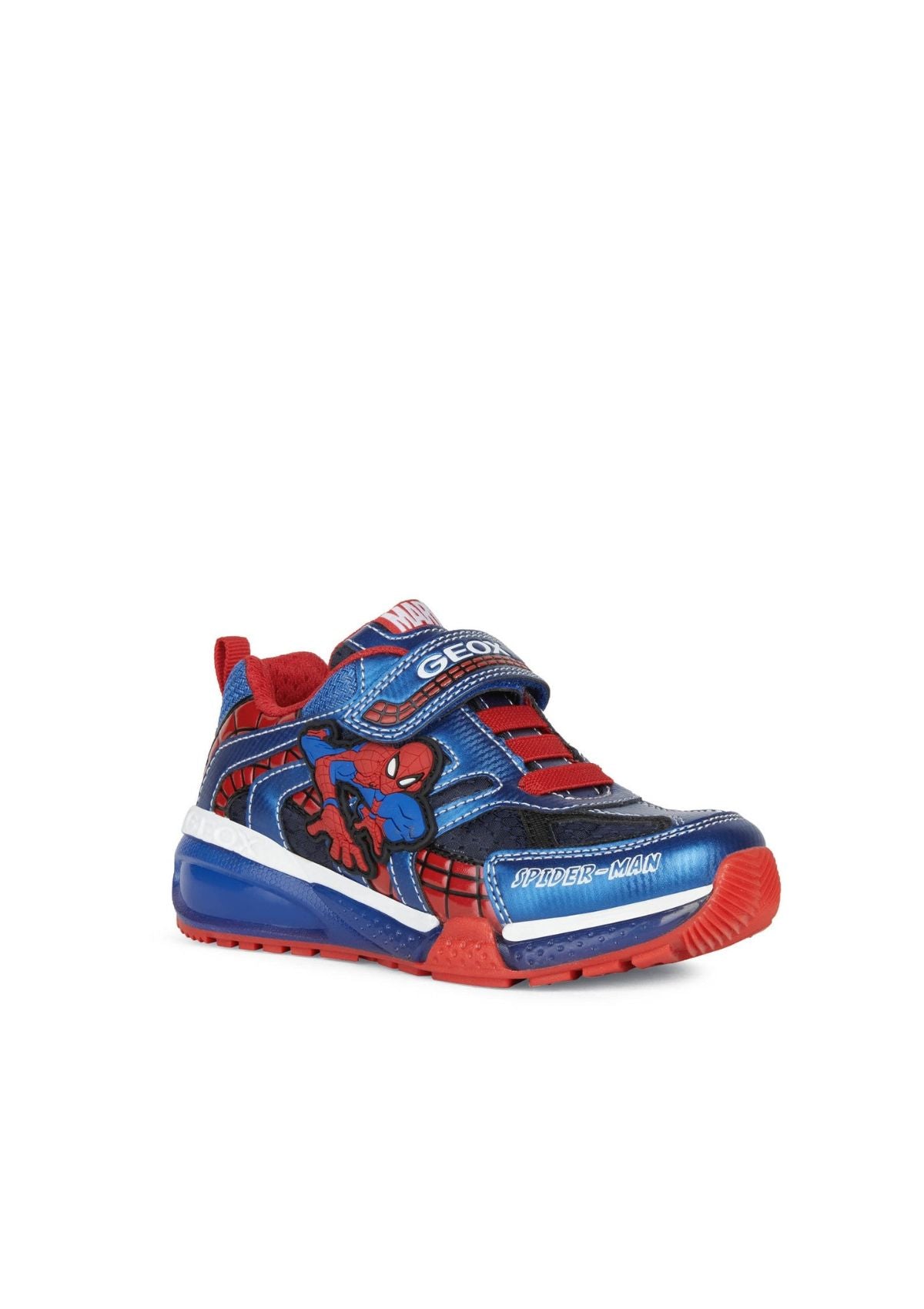 Geox Boys BAYONYC Navy Royal Spiderman Front