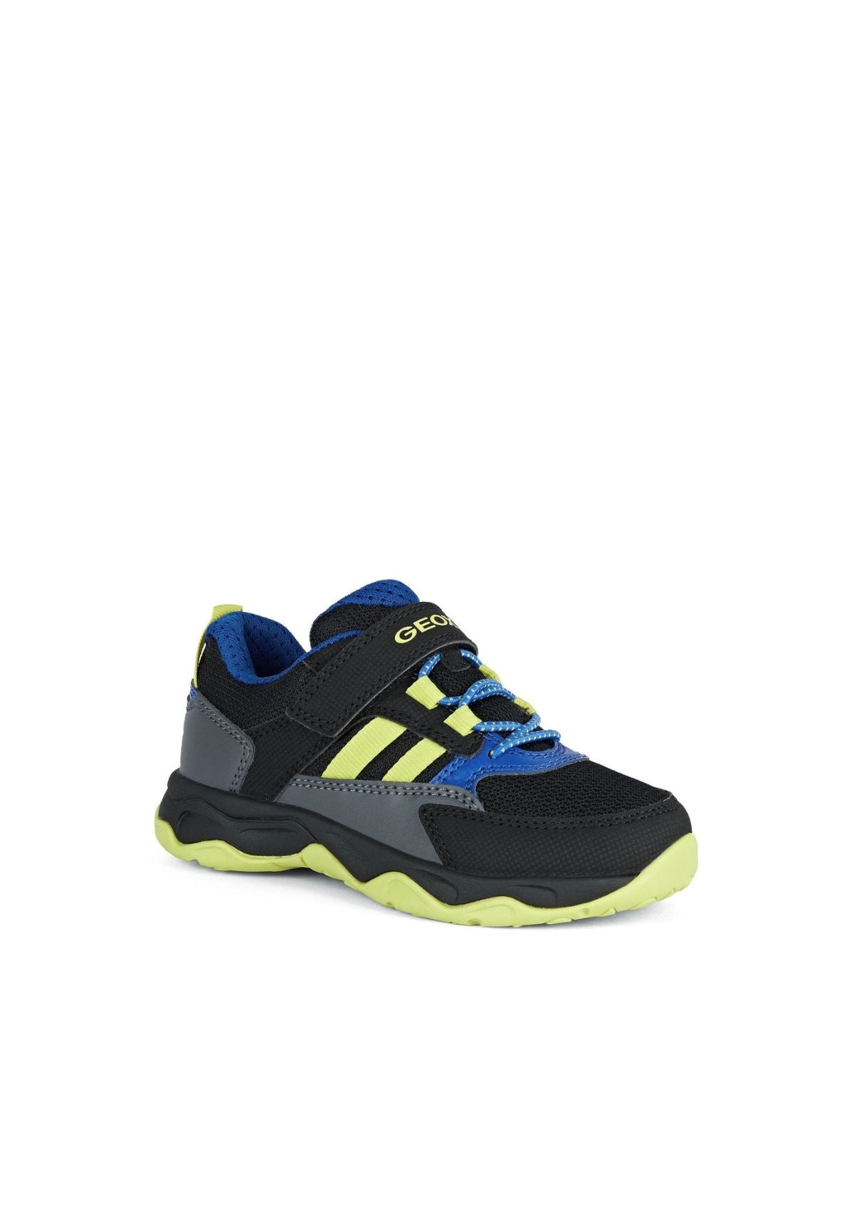 Geox Boys CALCO Trainers Black Lime front