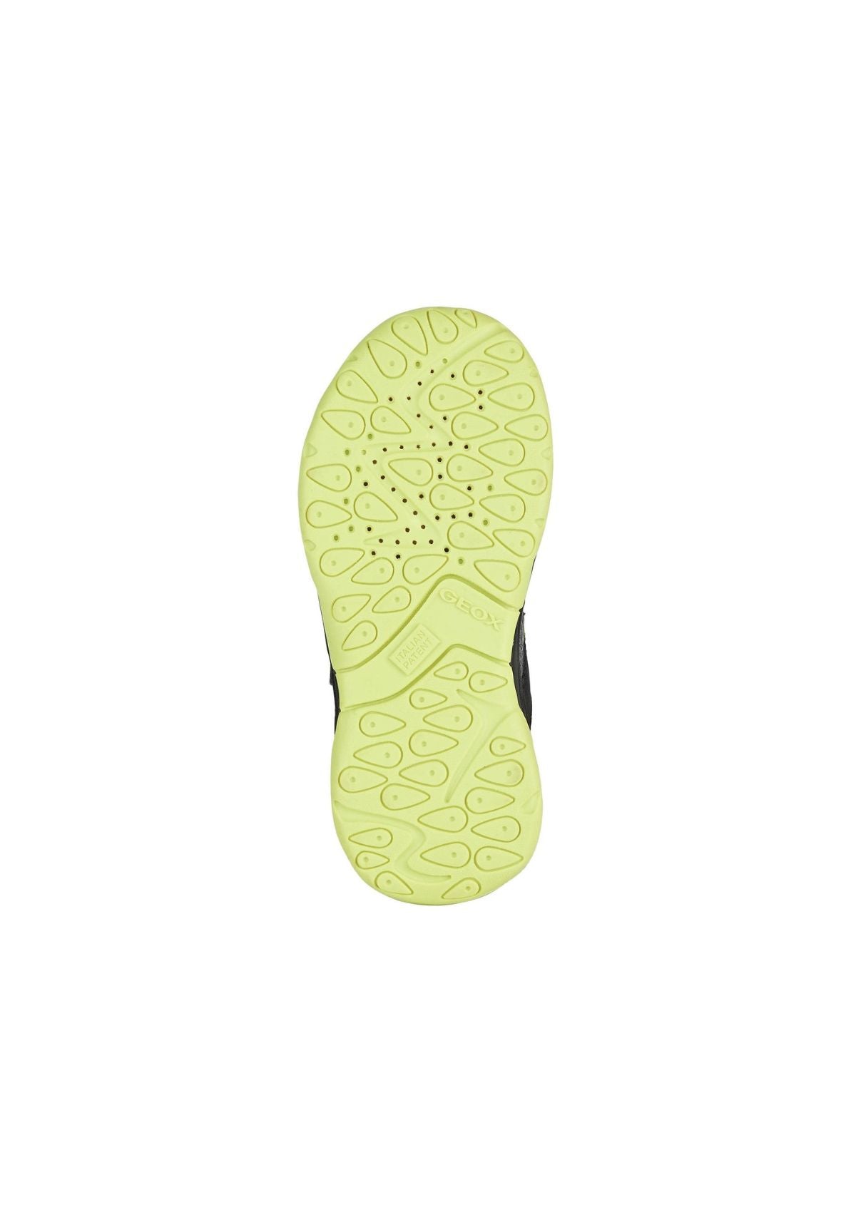 Geox Boys CALCO Trainers Black Lime Sole