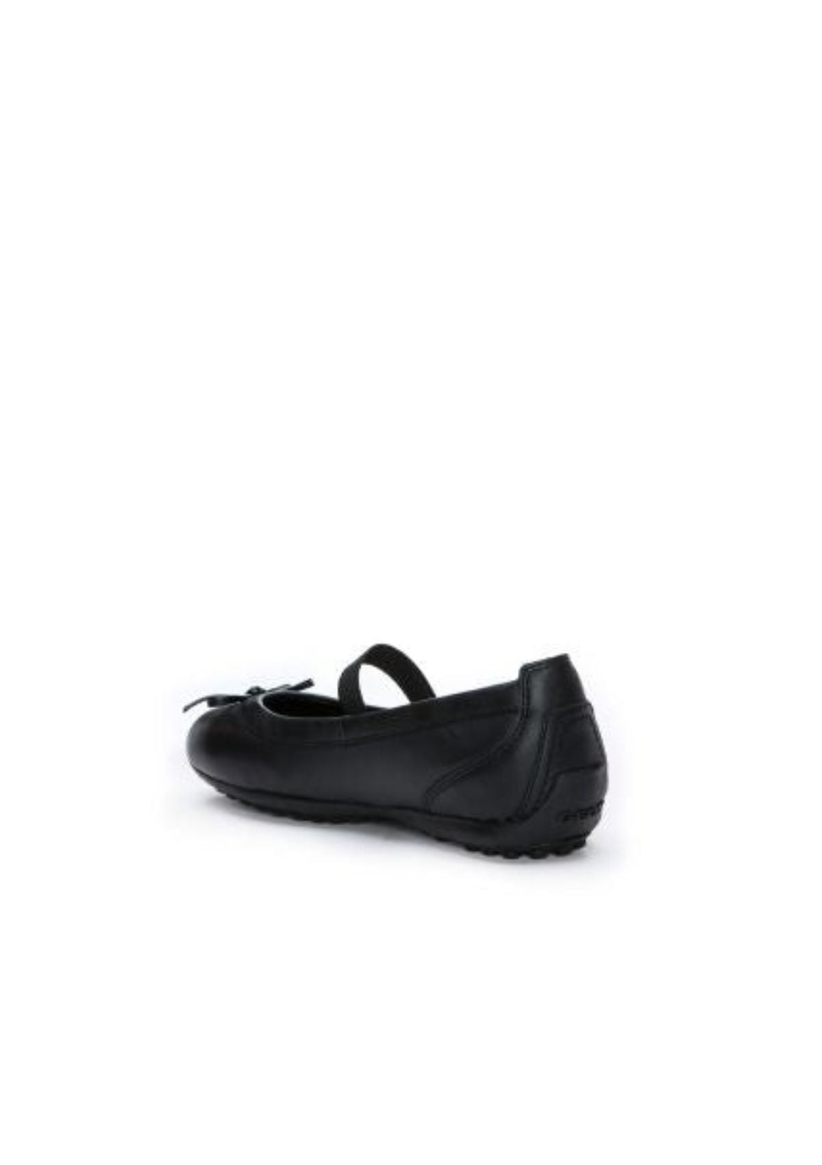 Geox Girls School Shoe PIUMA BALLERINA Black Leather back