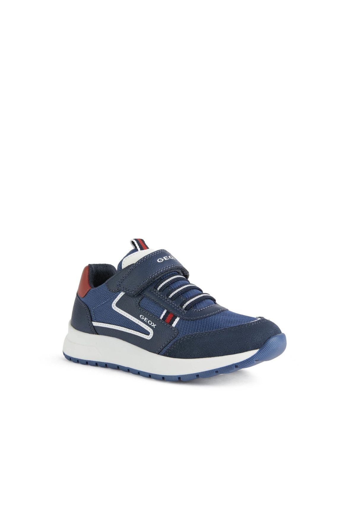 Geox Junior Boys BRIEZEE Navy Red front