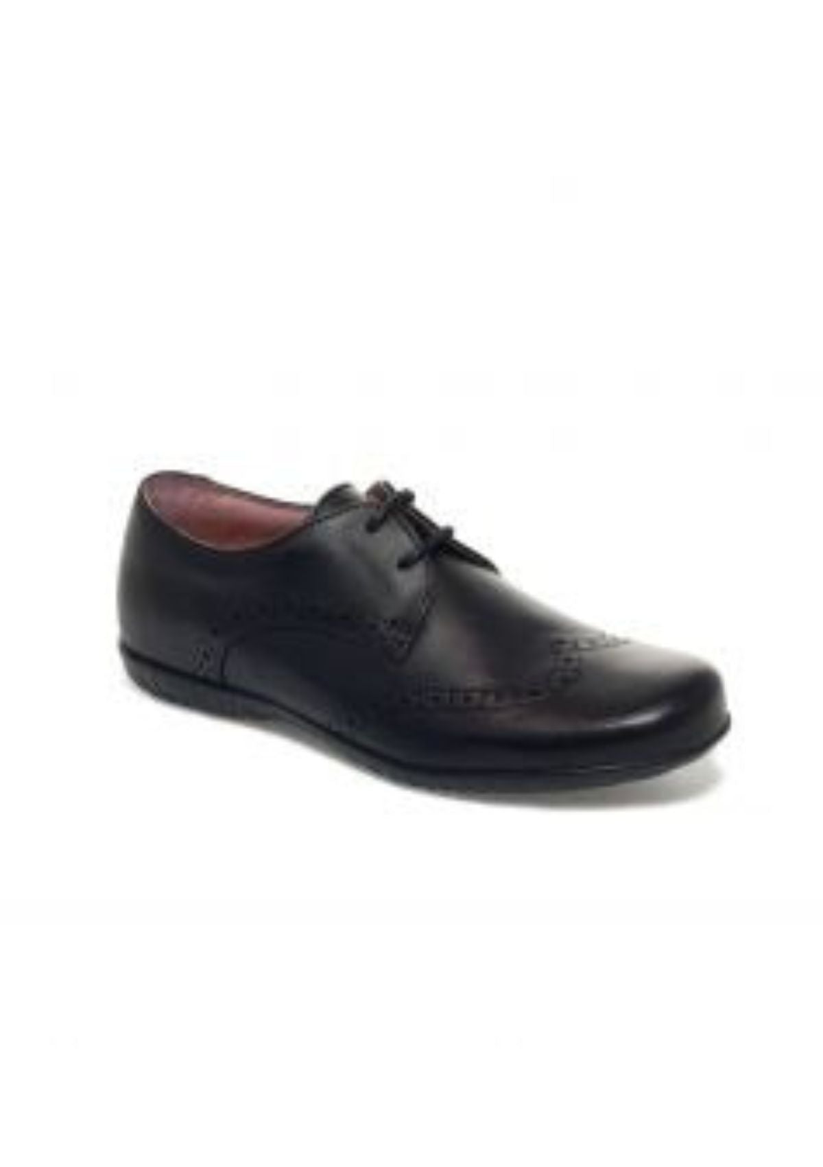 Girls School Shoe-Petasil-Emma (Black Patent) Side View