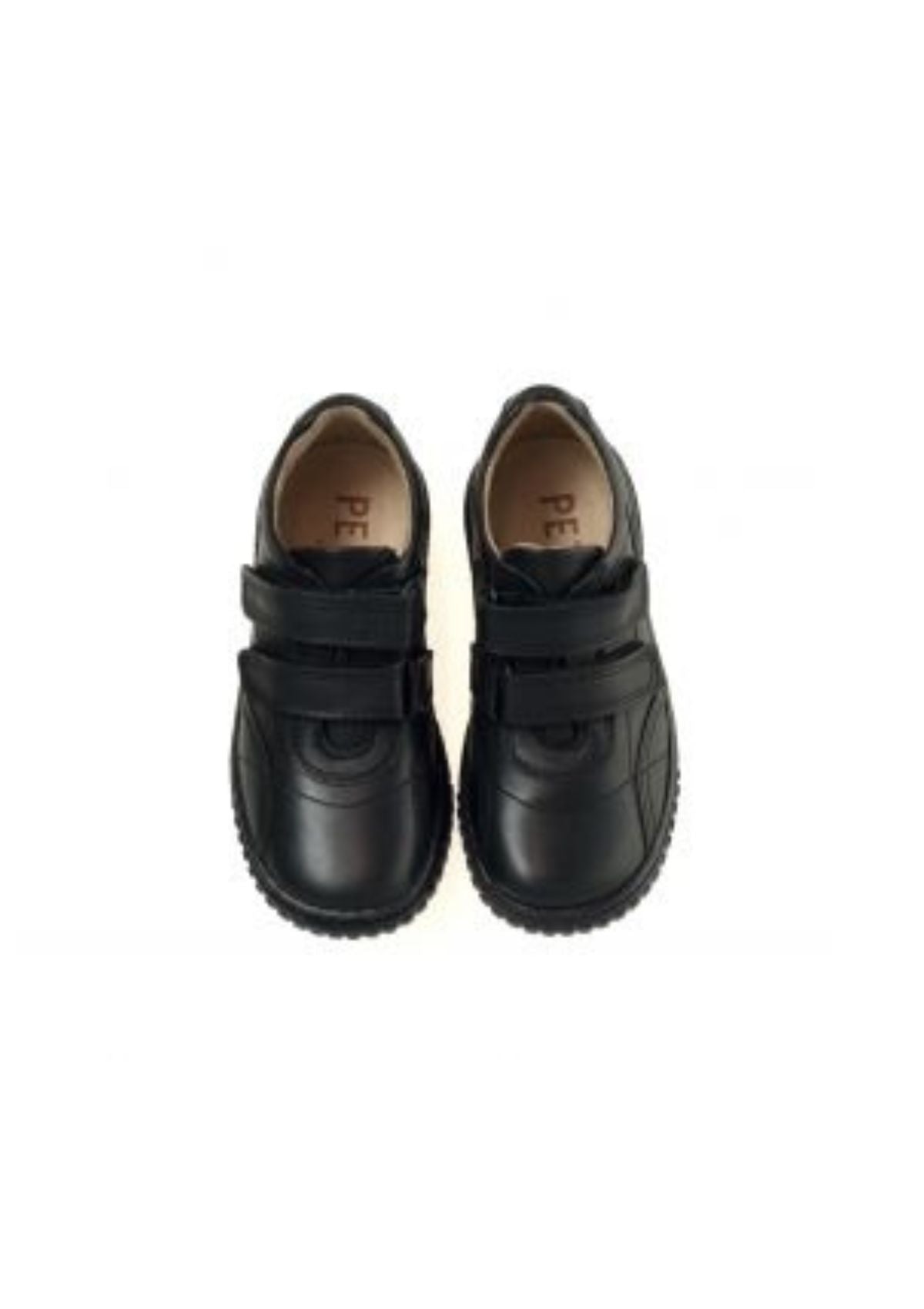 Petasil Boy School Shoe Veejay Black Leather