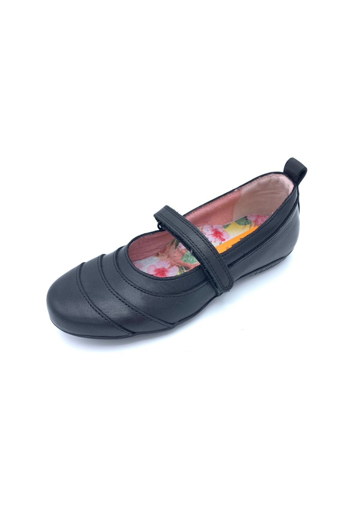 Petasil Girls School Shoe Evie Black