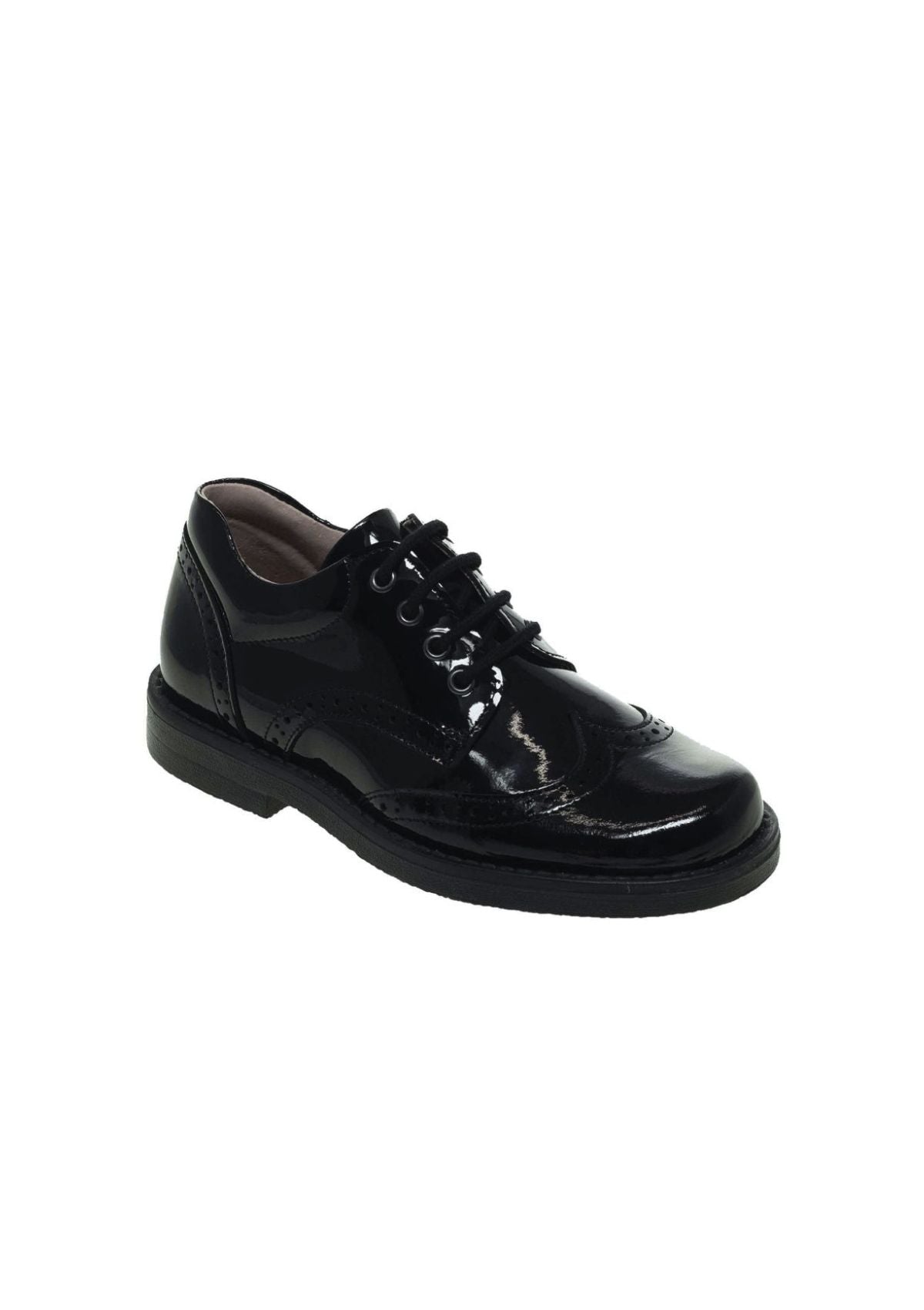 Petasil Girls School Shoe Mara Black Patent