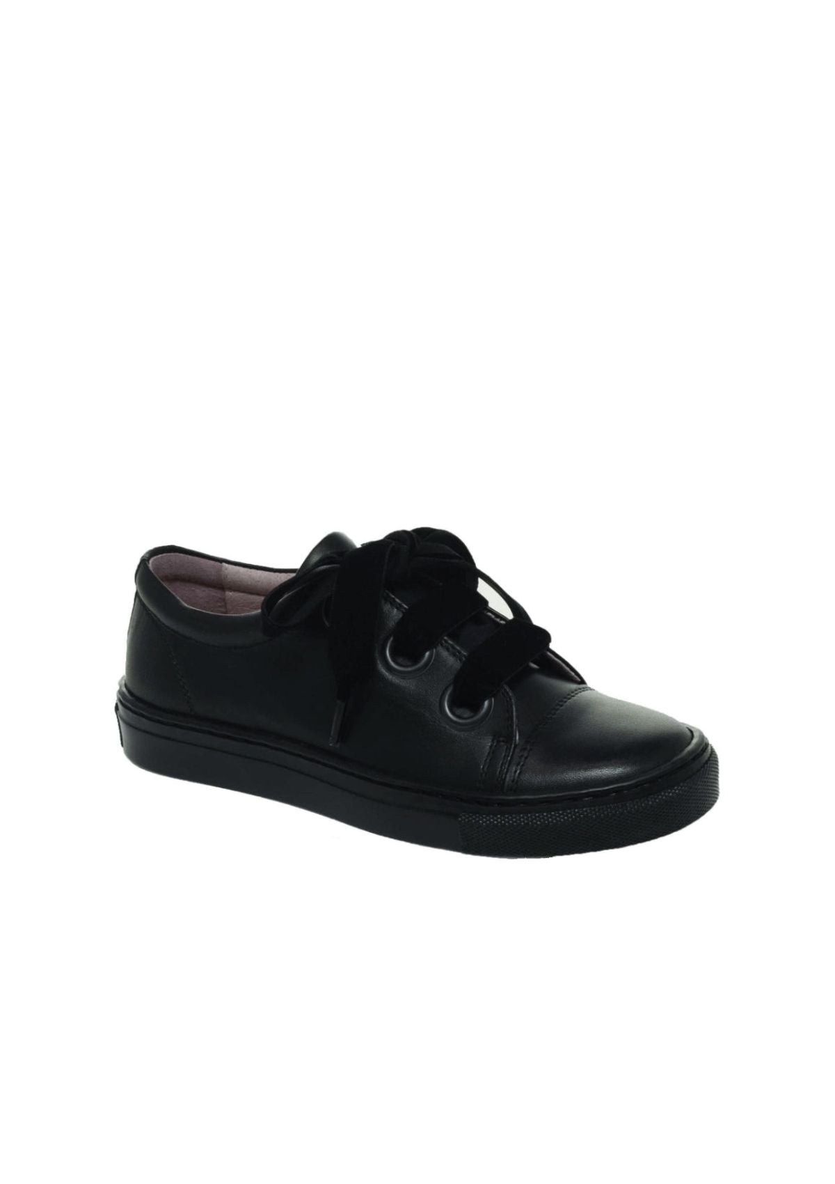 Petasil Girls School Shoe Paula Black Patent