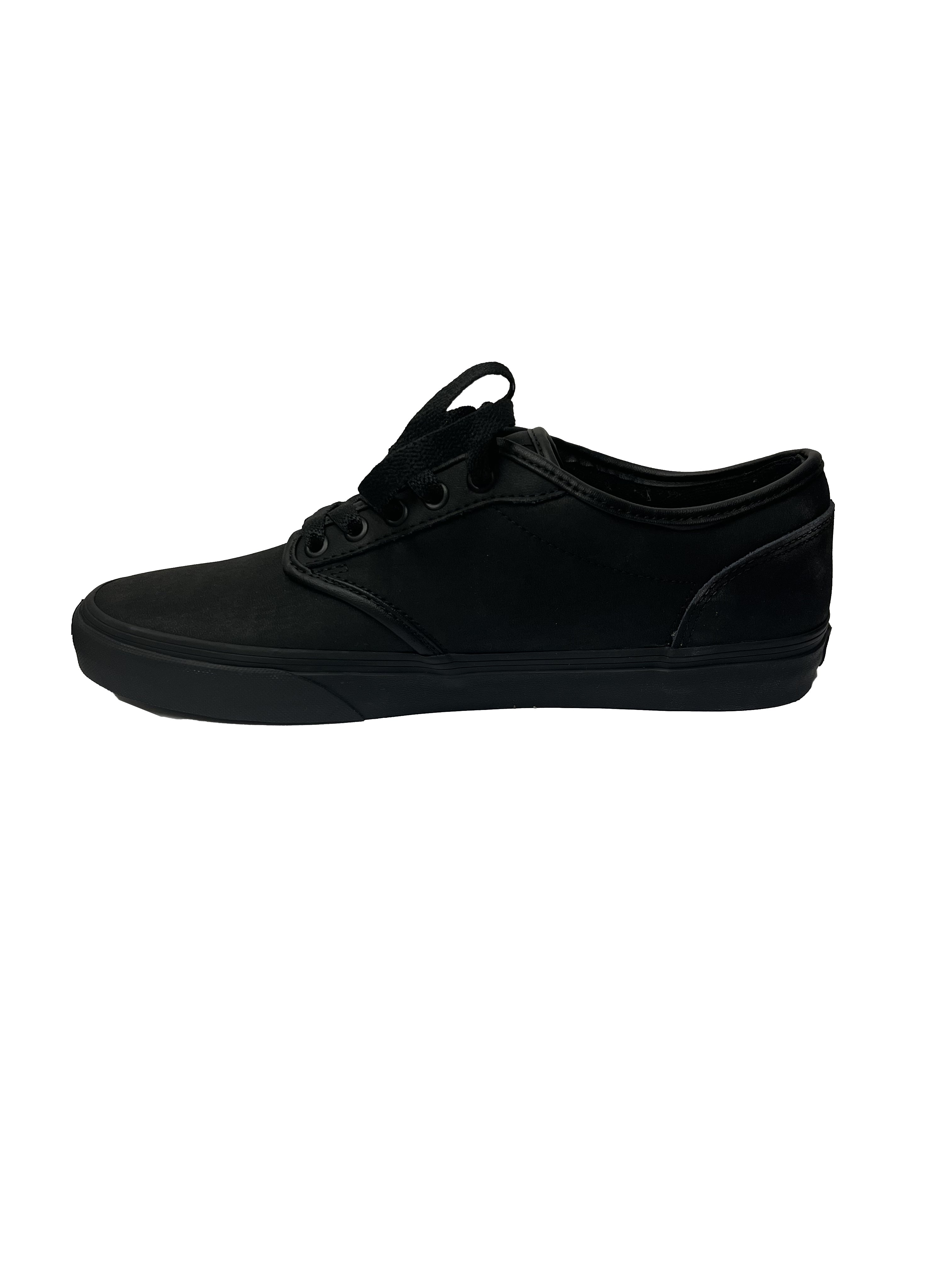 Vans Atwood Triple Black Leather Trainers