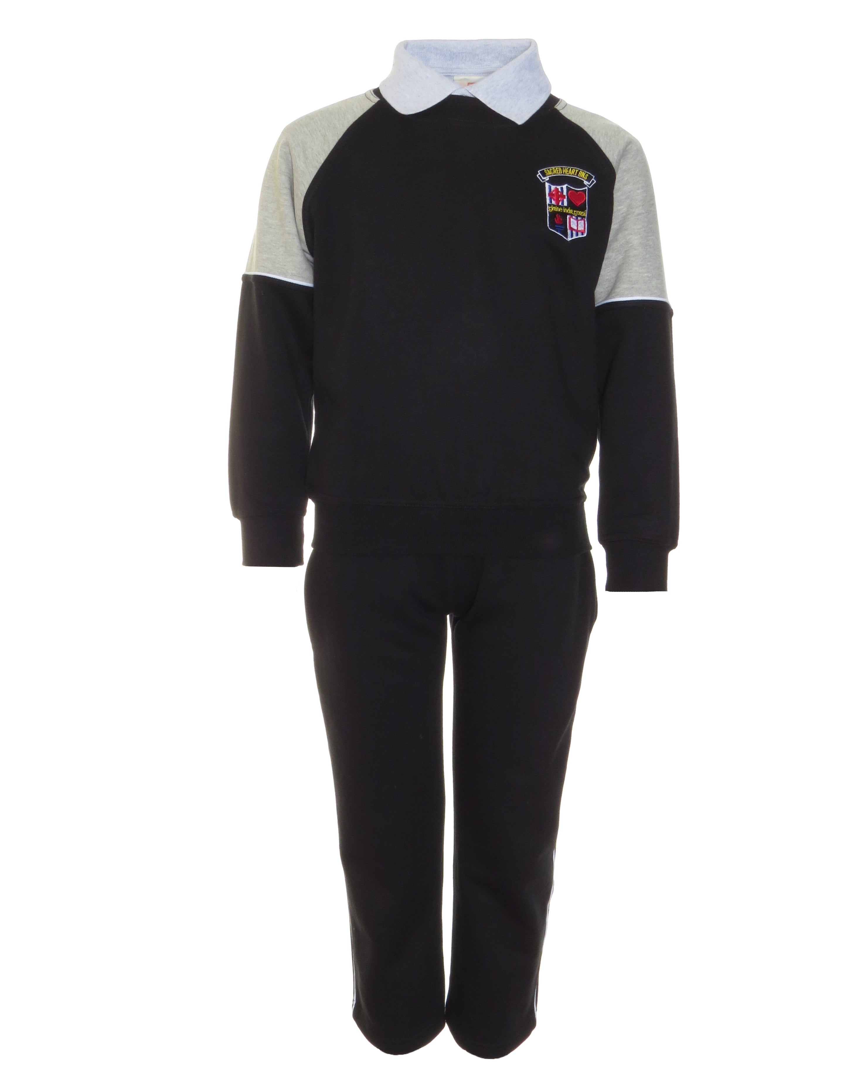 St. Patrick's Navy/Red Tracksuit Bottoms - School Uniforms Direct