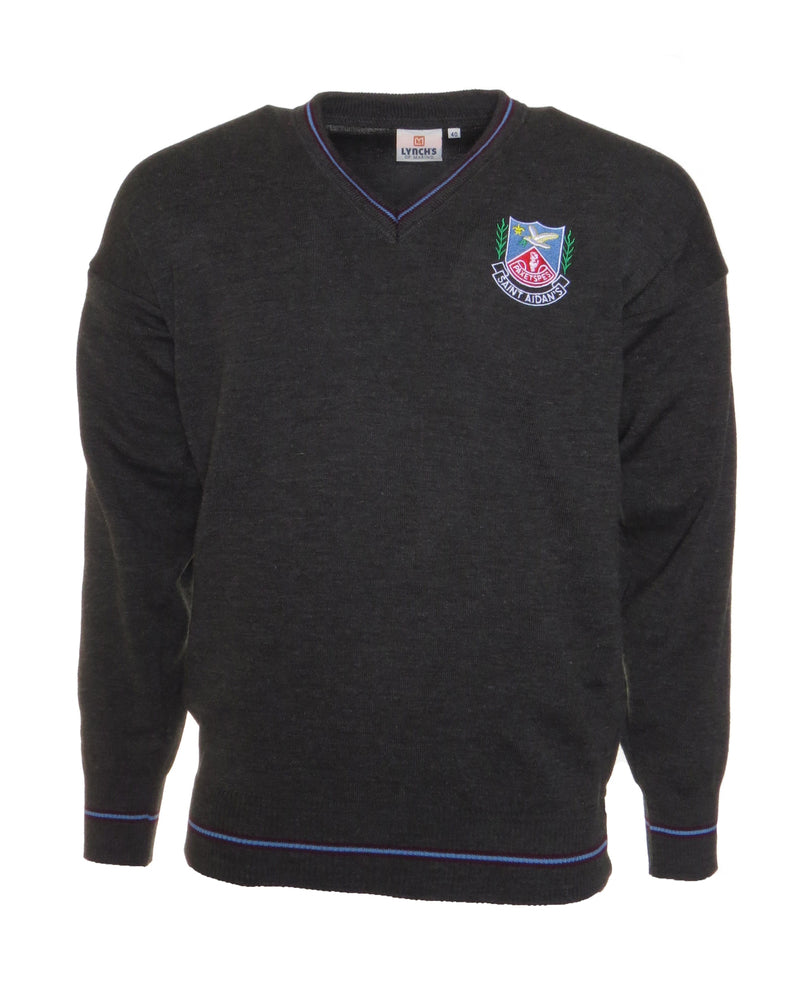 Dark grey school jumper best sale