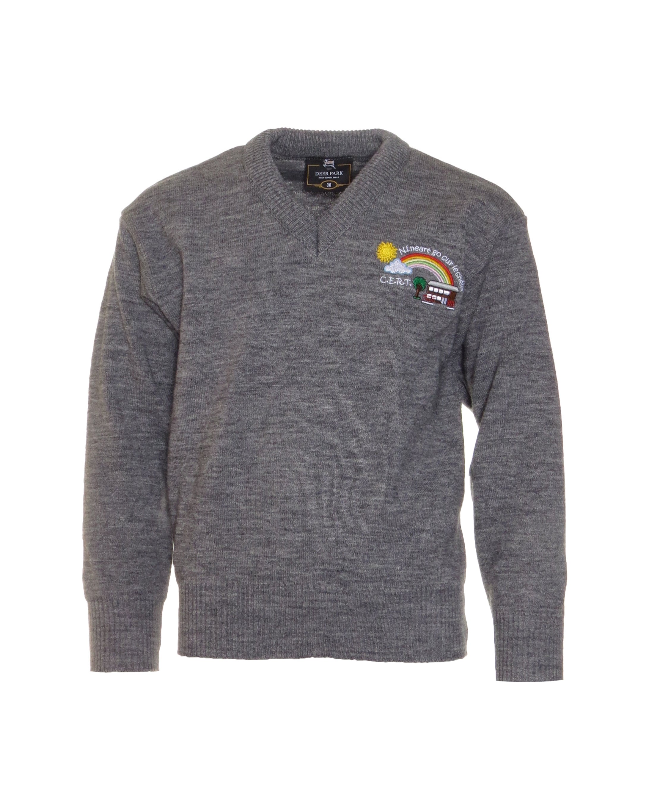 St Joseph’s Co-Ed N/S Boys Grey V/N Jumper