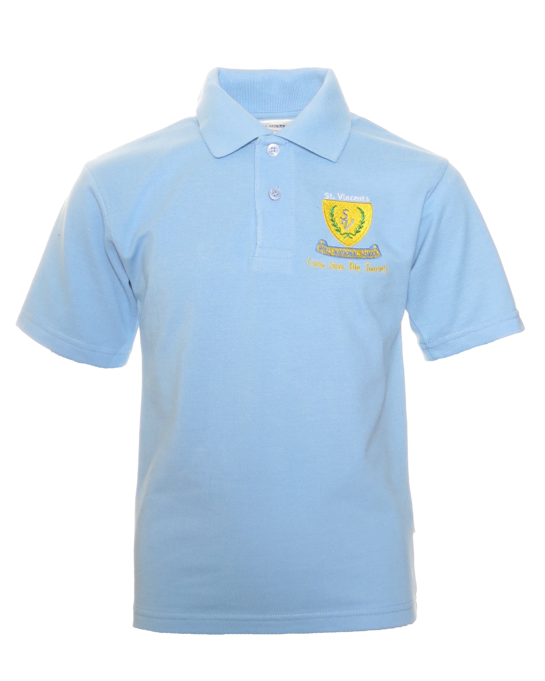 St Vincents Girls Crested Poloshirt