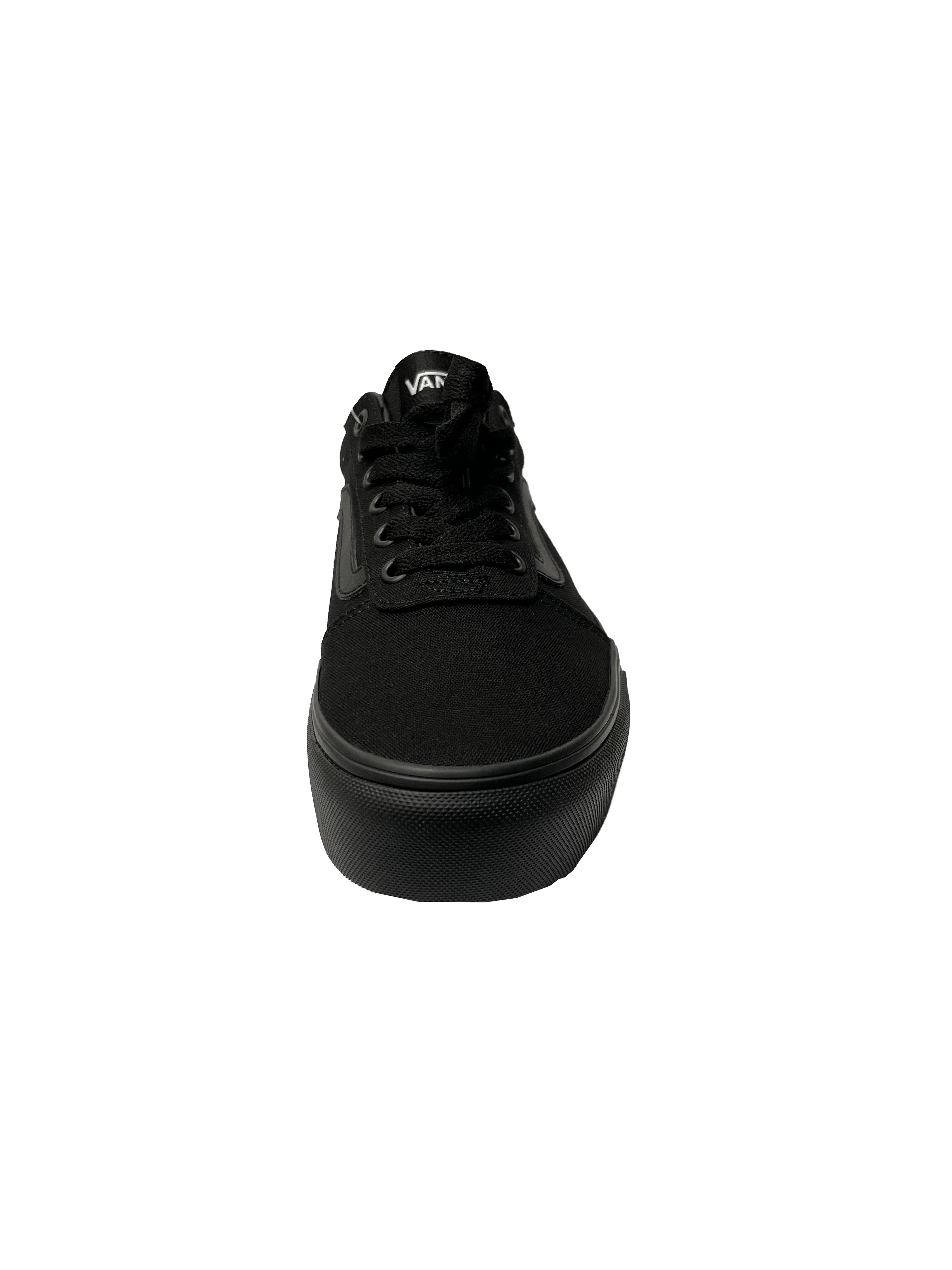 Vans Ward Platform Black/Black Canvas