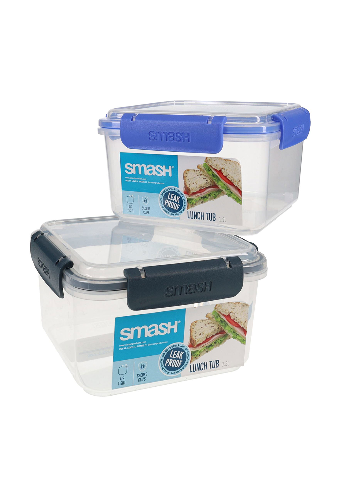 Smash 1.25L Leakproof Lunch Box