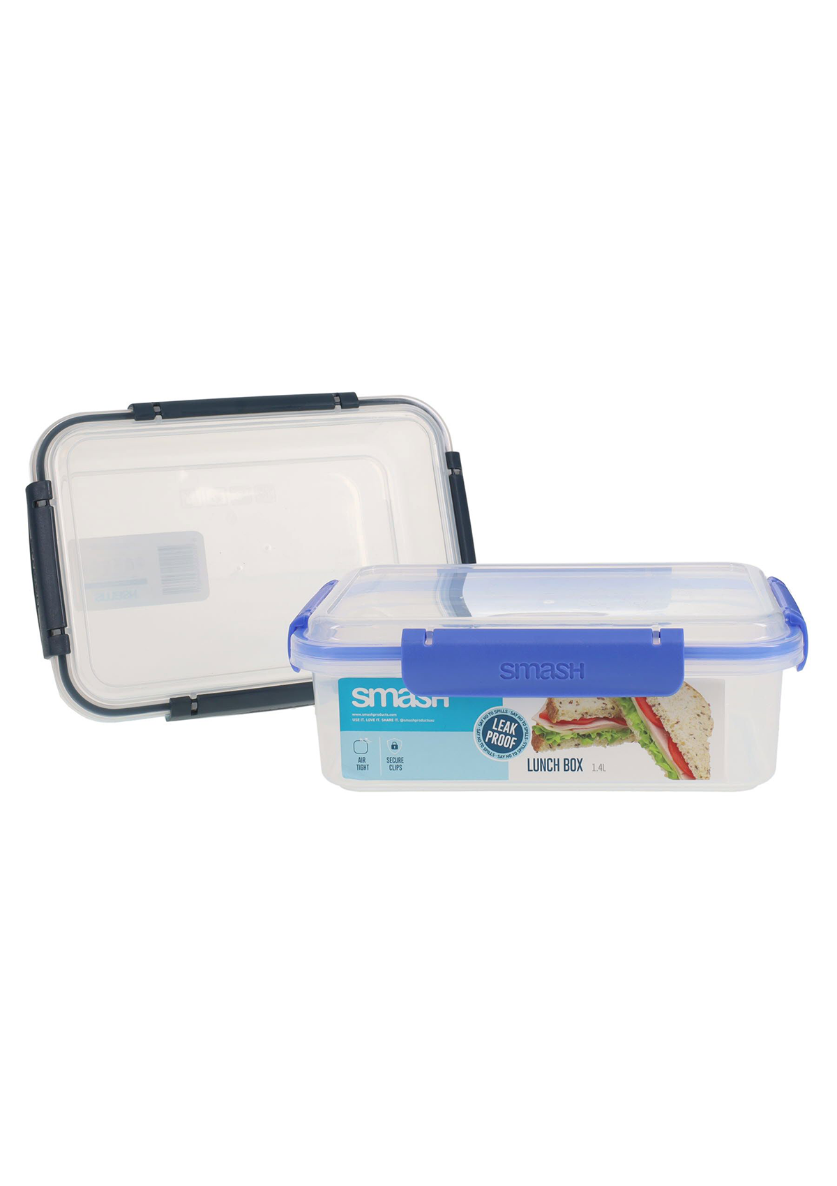 1.4l Leakproof Lunch Box 2 Asst