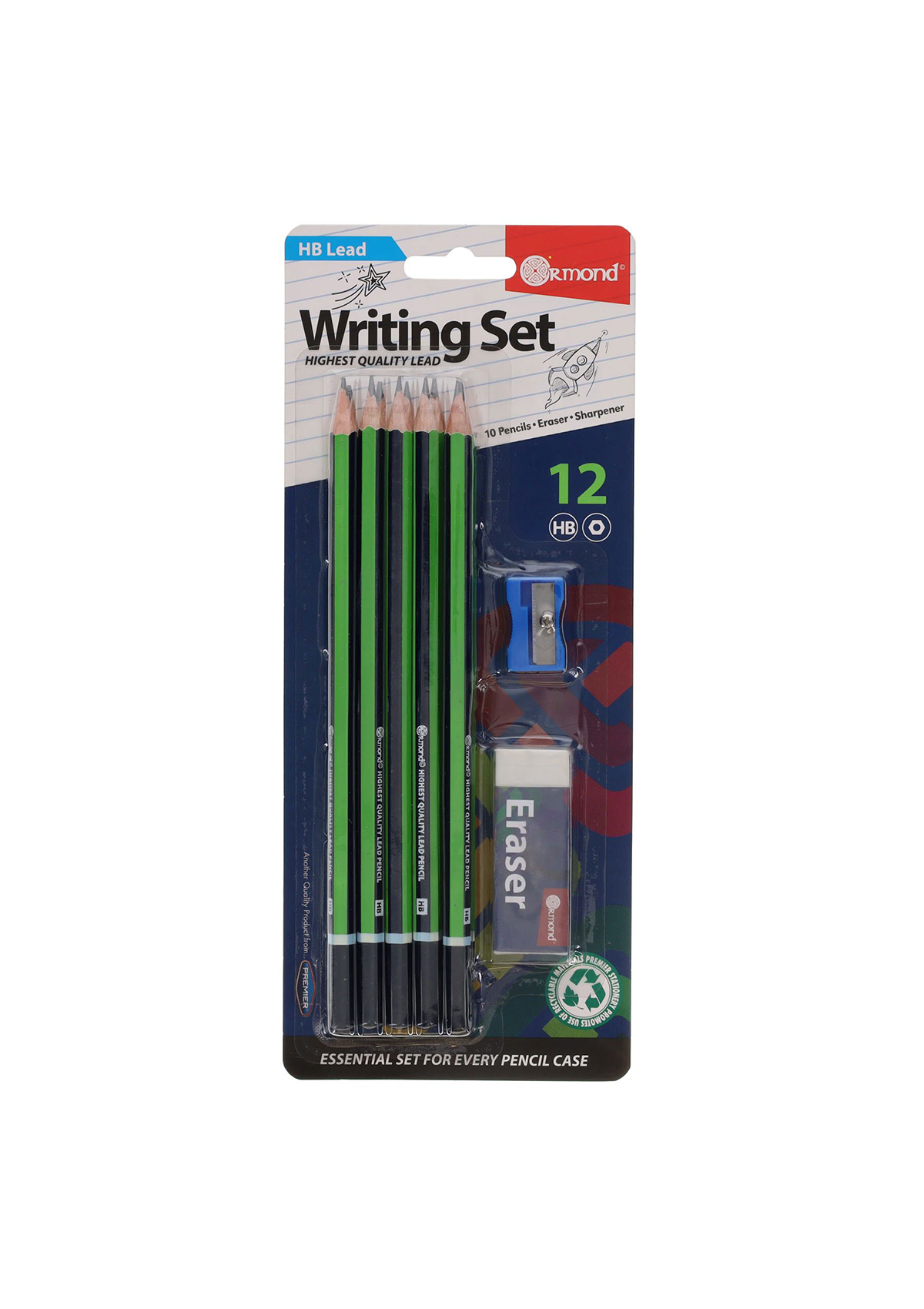 12Pce Carded Writing Stationery Set