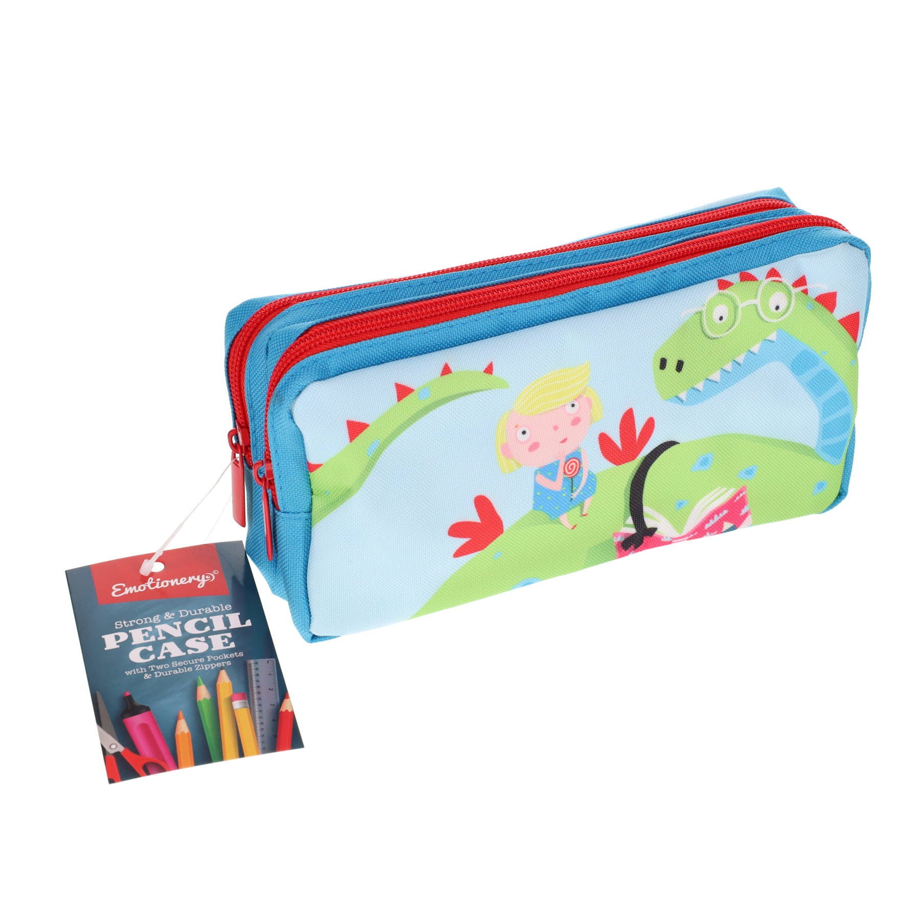2 Pocket Pencil Case - Little Girl & Dragon