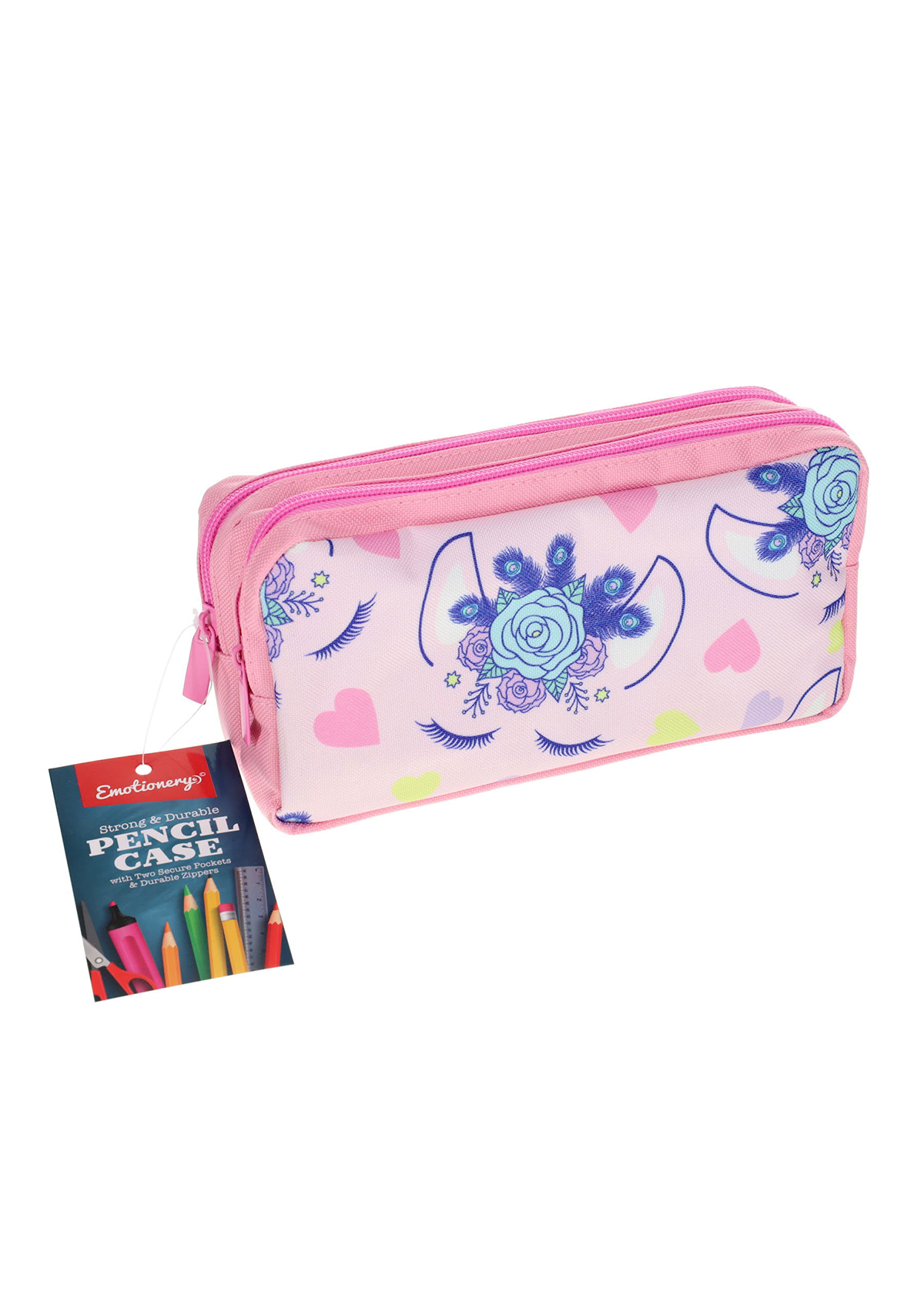2 Pocket Pencil Case - Unicorn Dreams