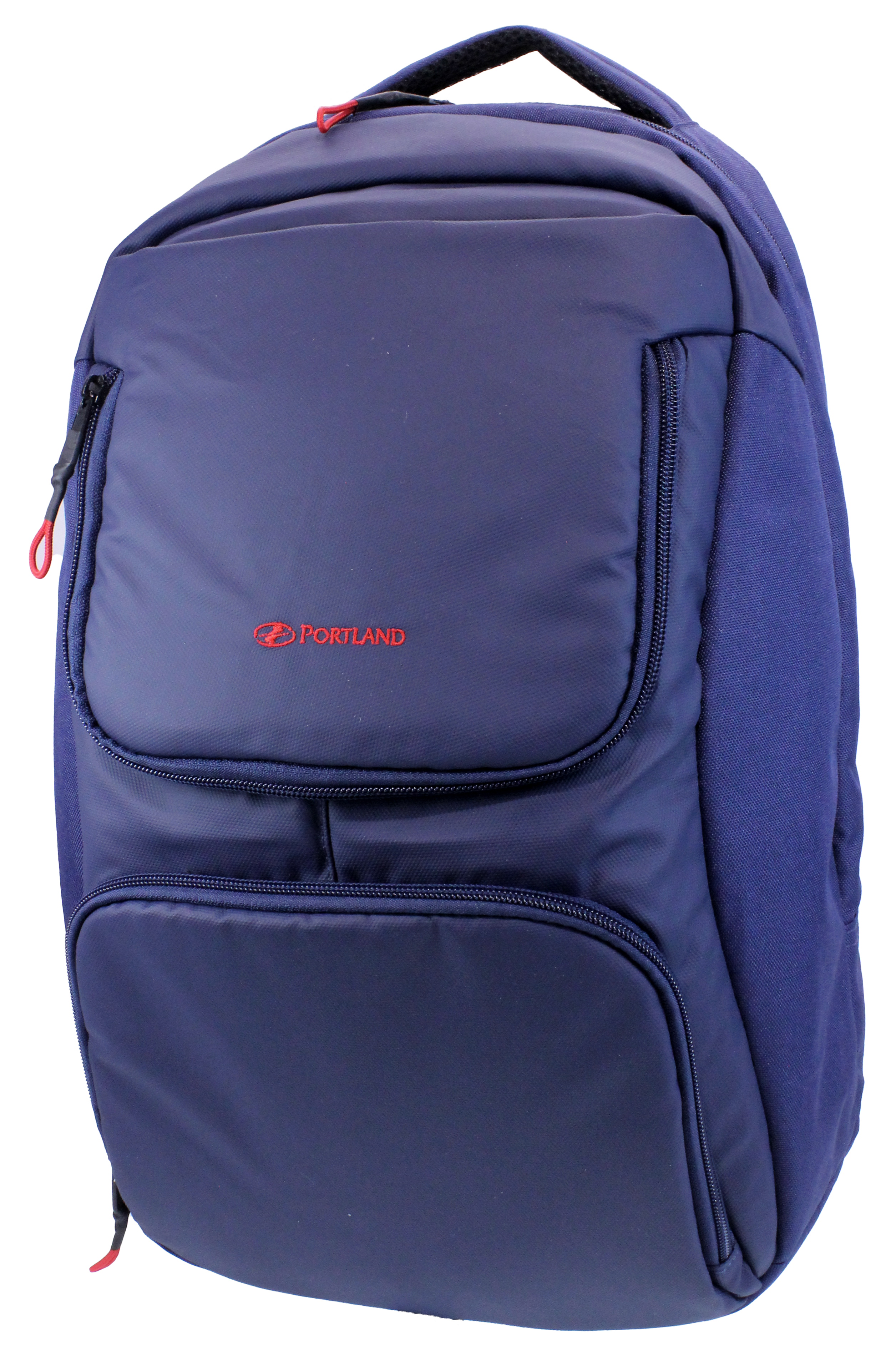 Navy and top white backpack
