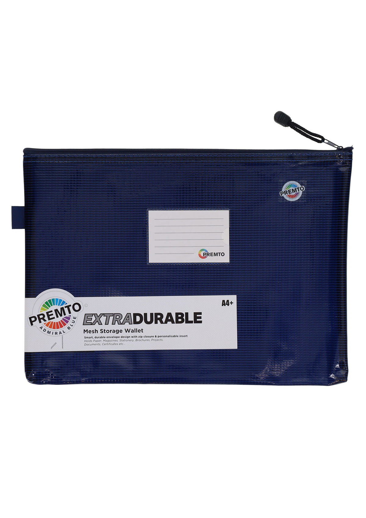 A4+ Extra Durable Mesh Storage Wallet Cdu - Admiral Blue